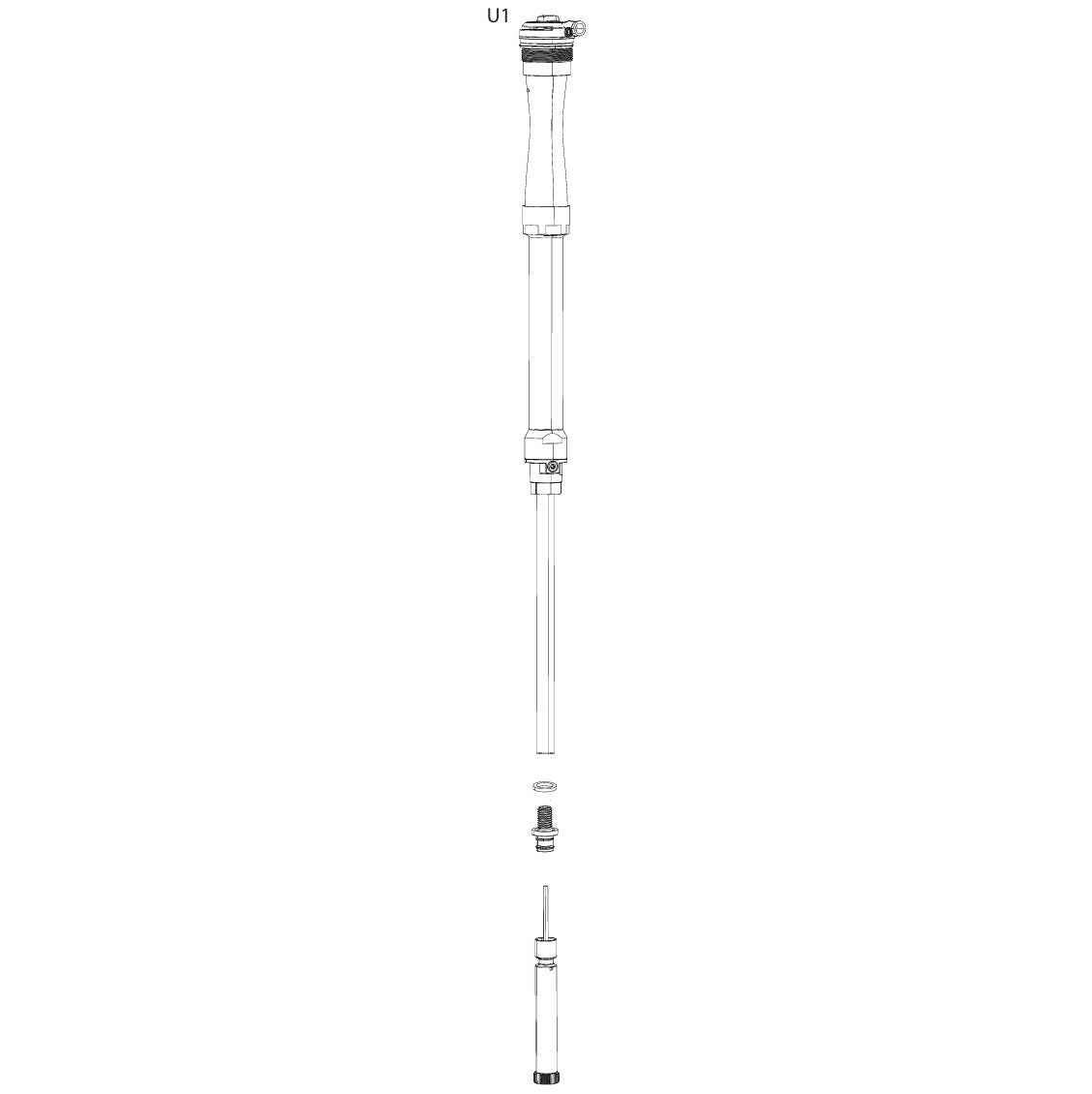 ROCKSHOX RACE DAY2 3P 32mm κιτ αναβάθμισης κασέτας για πιρούνια SID / SID SL 100-110mm B1+ / REBA 100mm A7