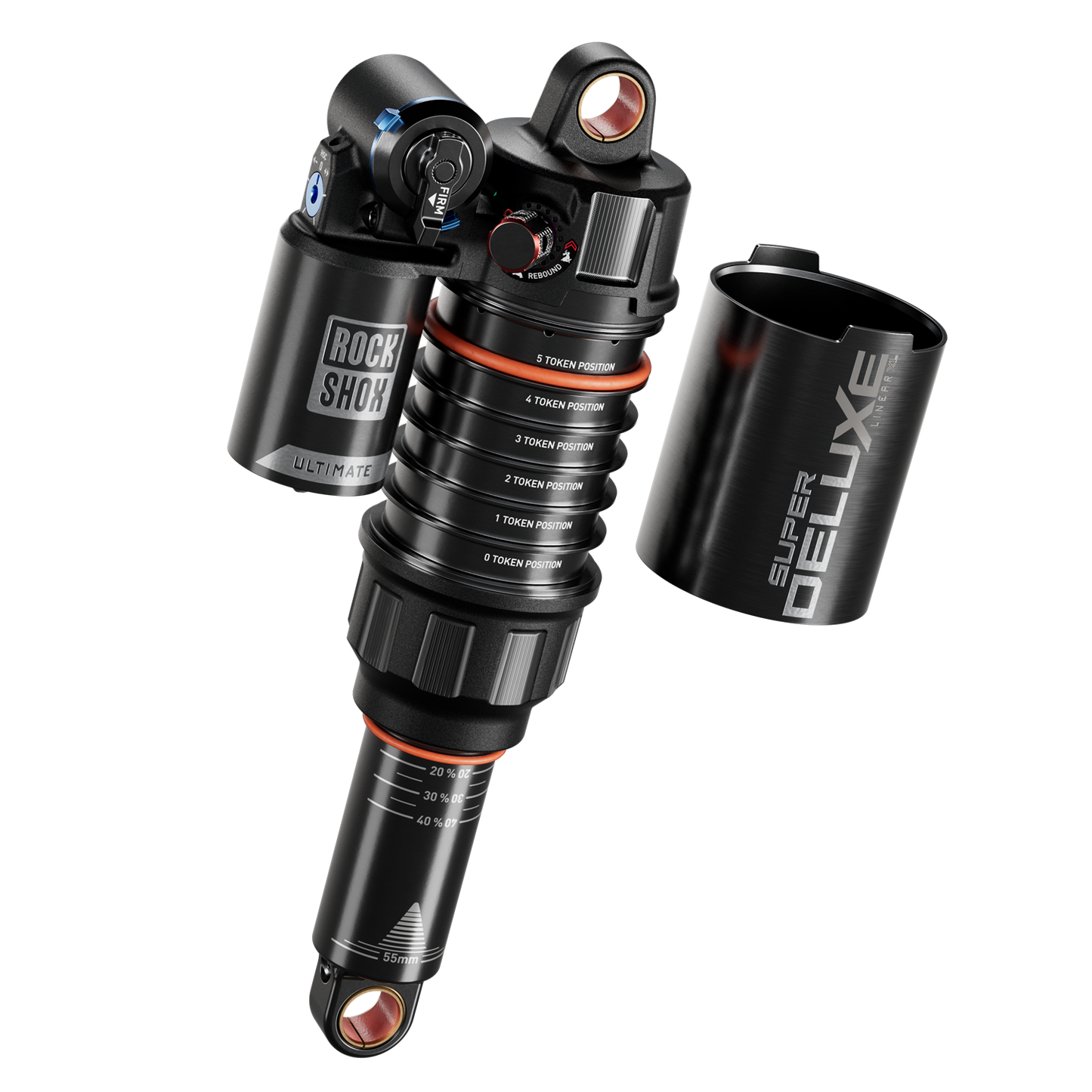 RS Super Deluxe Ultimate RC2T - 185X55 Linear XL Air, Token Loc 2, Reb55/Comp34, Lockout45 HB, Trn Std(8x40), D1 Yeti MTE 2025+