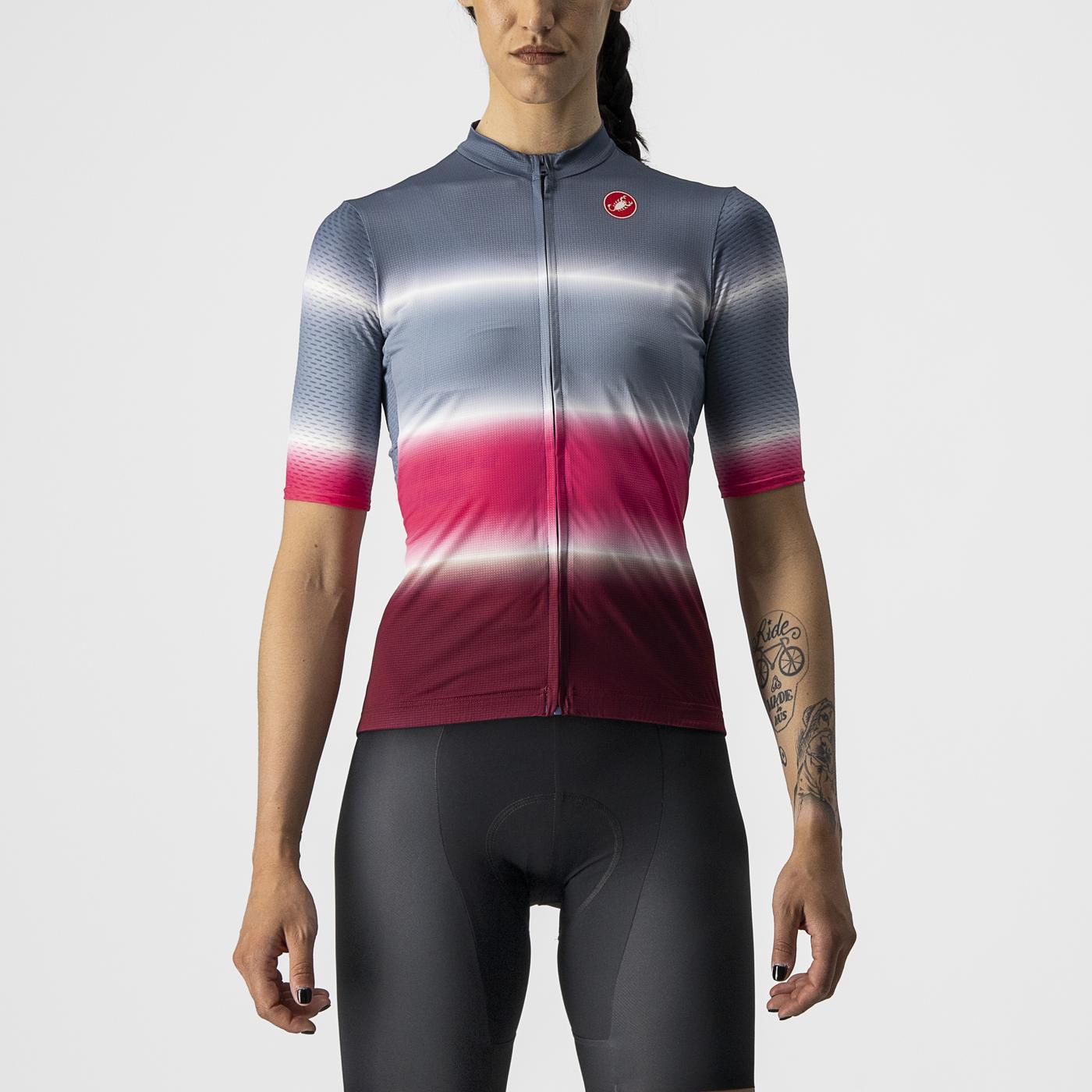 CASTELLI DOLCE Κοντομάνικο Jersey Μπλε/Μπορντώ