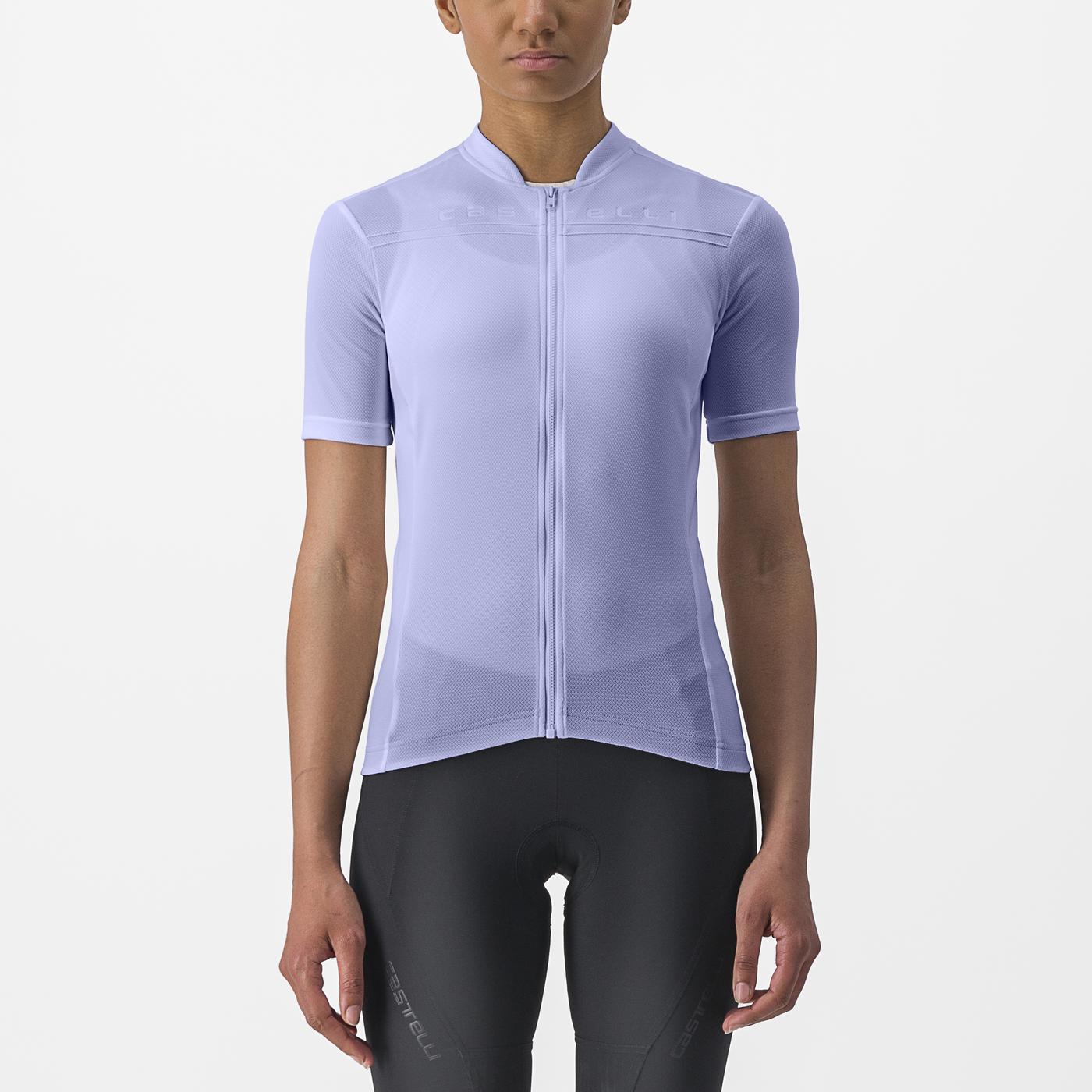 Γυναικείο CASTELLI ANIMA 4 Κοντομάνικο Jersey Μωβ