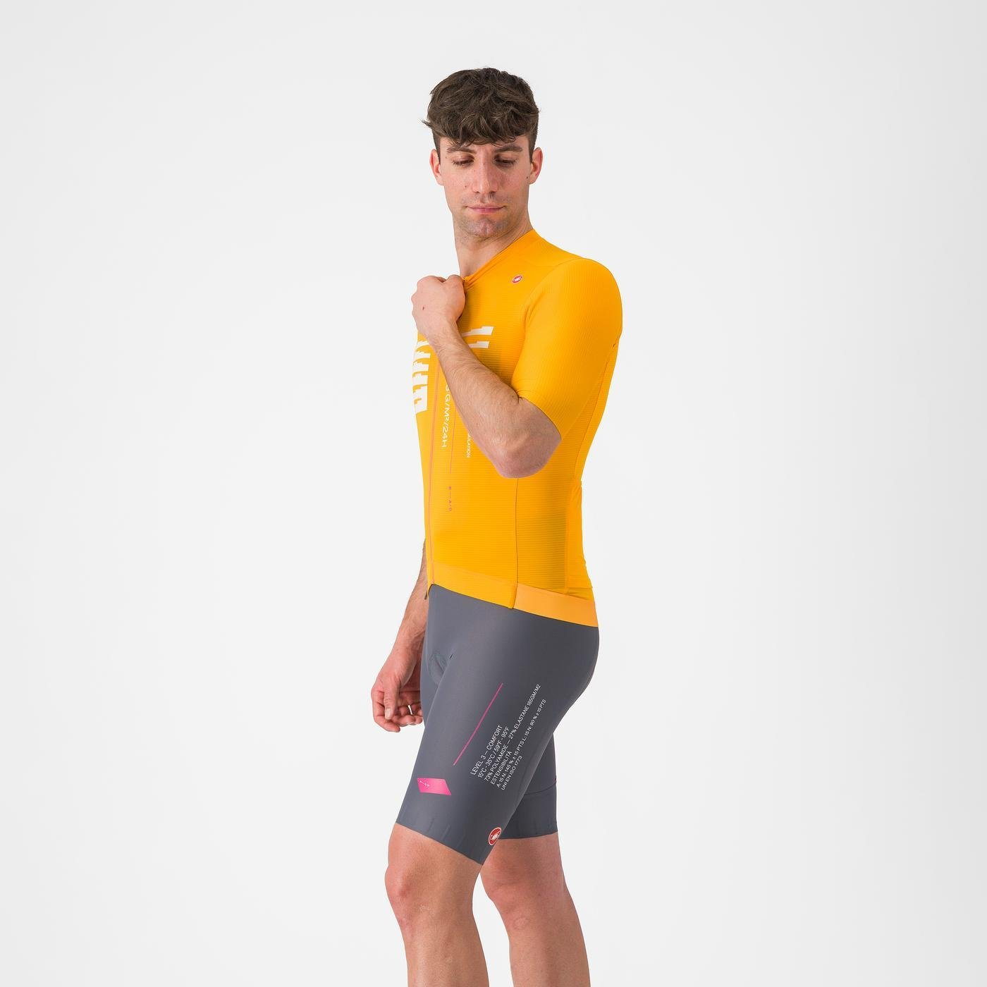 CASTELLI ESPRESSO R--A/D Smoke Grey Bib Tight