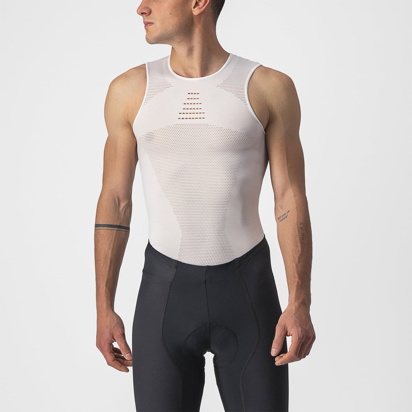 CASTELLI CORE SEAMLESS αμάνικο εσώρουχο λευκό