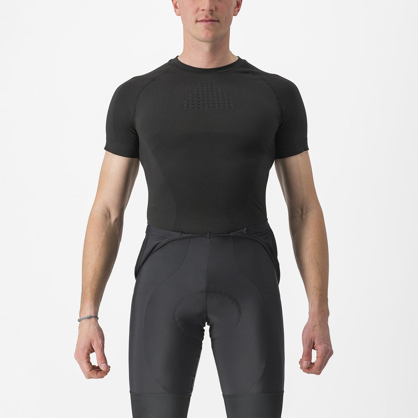 CASTELLI CORE SEAMLESS κοντομάνικο εσώρουχο Μαύρο