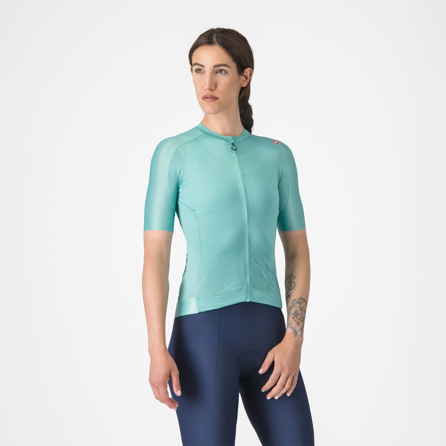 CASTELLI ESPRESSO Γυναικείο κοντομάνικο Jersey τυρκουάζ