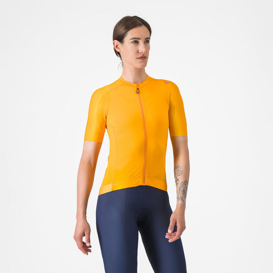 CASTELLI ESPRESSO Γυναικείο κοντομάνικο Jersey Πορτοκαλί