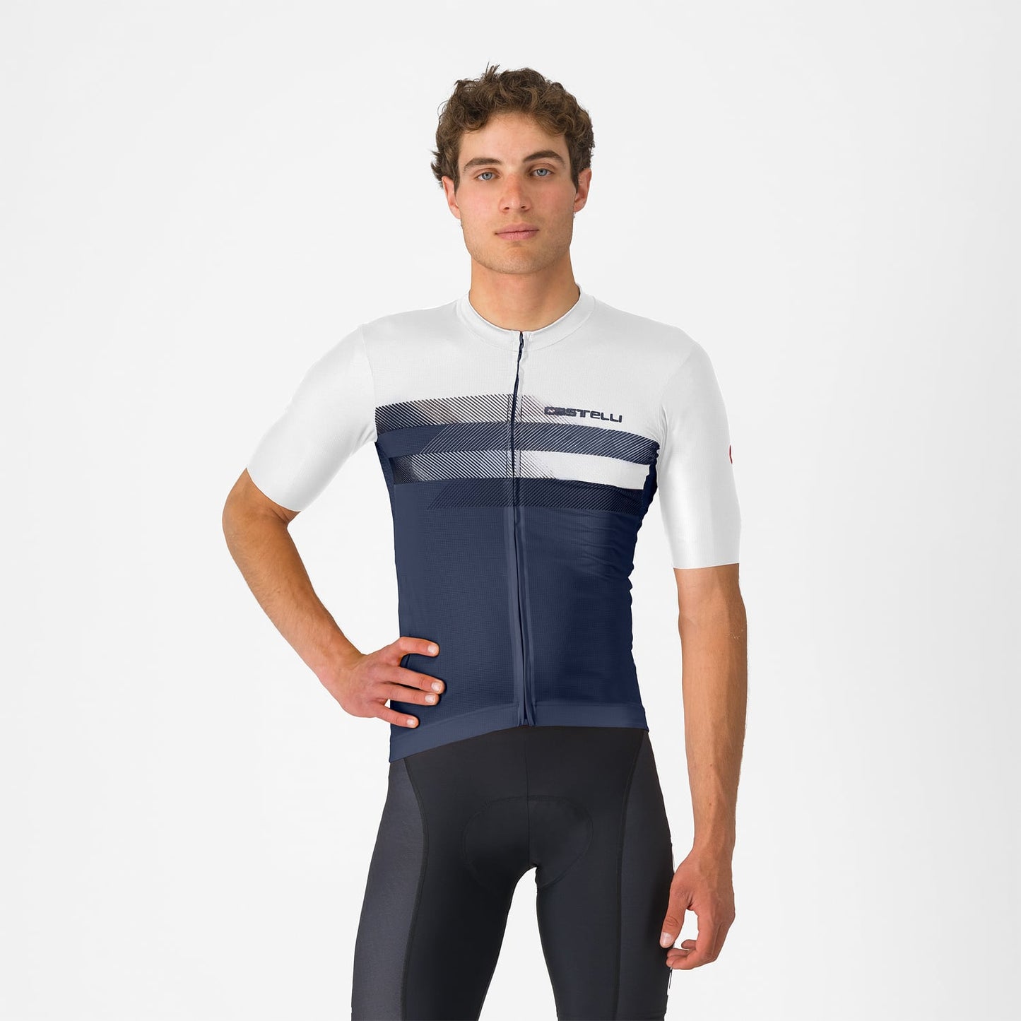 CASTELLI SIMBOLO Κοντομάνικο Jersey Μπλε/λευκό