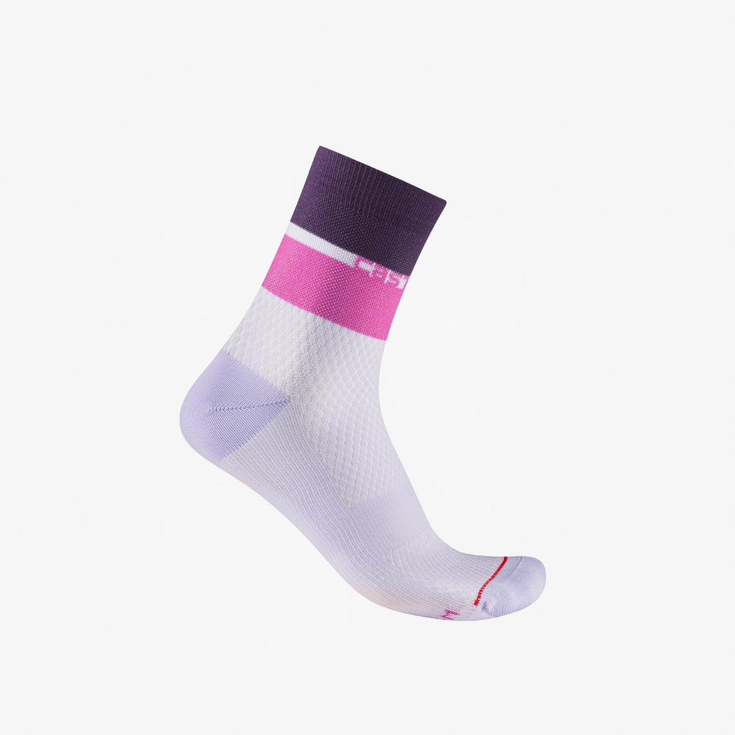 CASTELLI ELEGANTE 12 Γυναικείες κάλτσες Λευκό/Μωβ