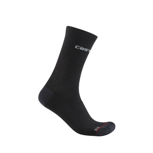 CASTELLI DICIOTTO SOFT MERINO Γυναικείες κάλτσες Μαύρες