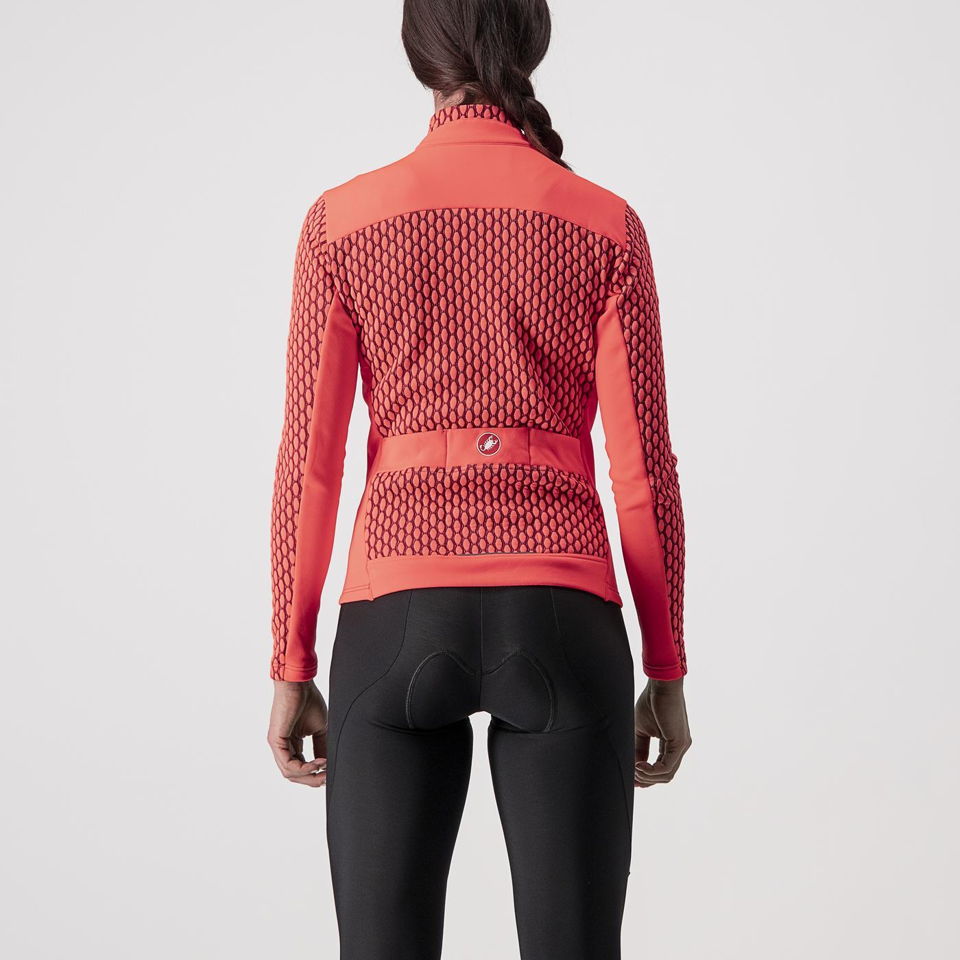 CASTELLI SFIDA 2 Γυναικείο μακρυμάνικο Jersey ροζ/μπορντώ