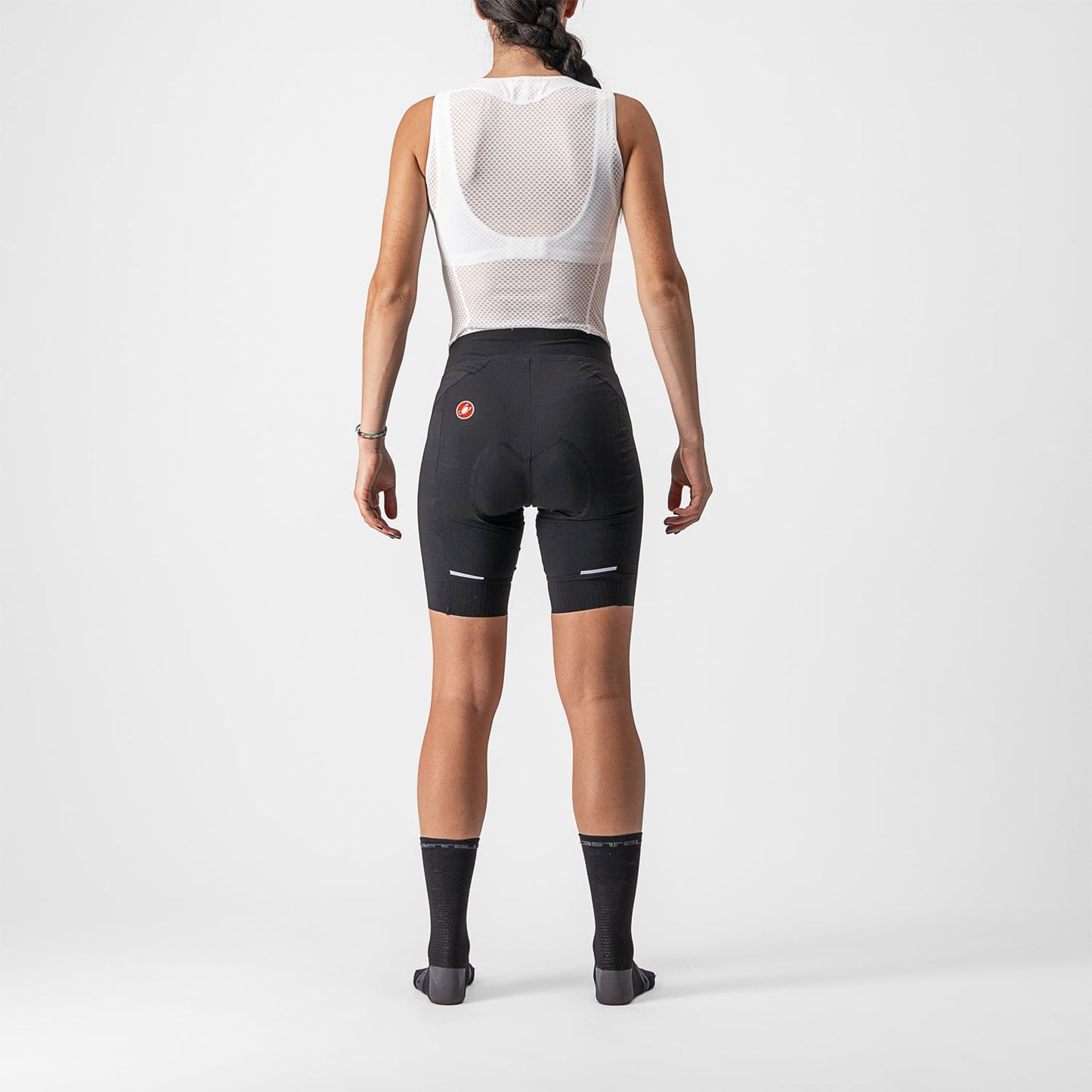 CASTELLI VELOCISSIMA 3 Γυναικείο κοντό, Μαύρο