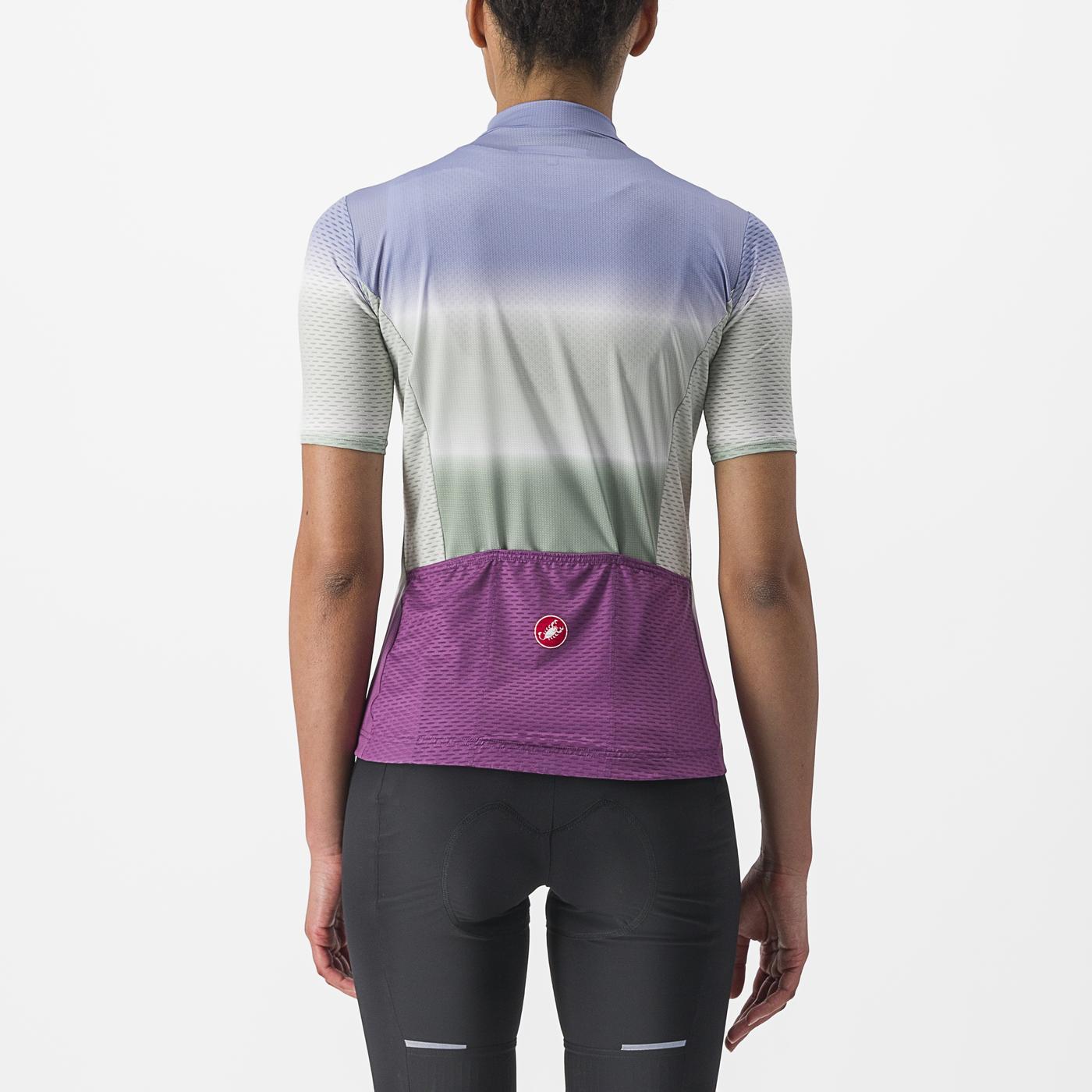 CASTELLI DOLCE Γυναικείο κοντομάνικο Jersey μοβ