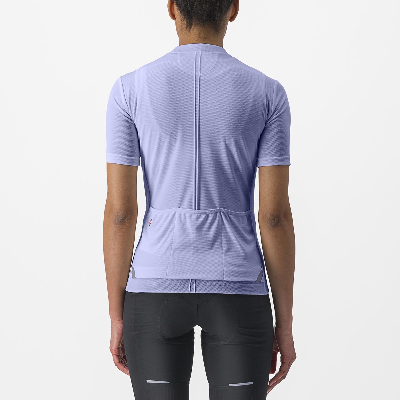 Γυναικείο CASTELLI ANIMA 4 Κοντομάνικο Jersey Μωβ
