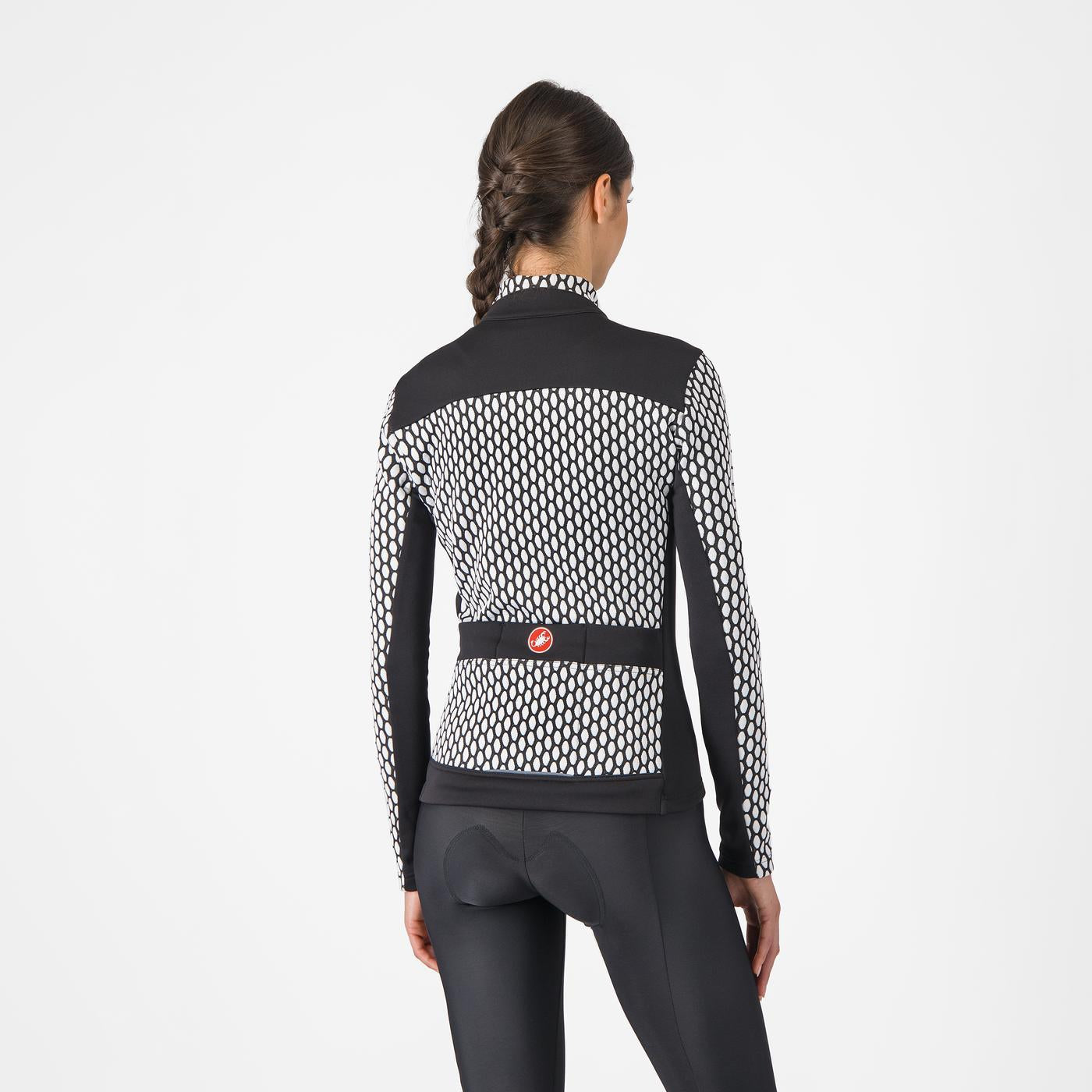 CASTELLI SFIDA 2 Γυναικείο μακρυμάνικο Jersey Μαύρο/Άσπρο