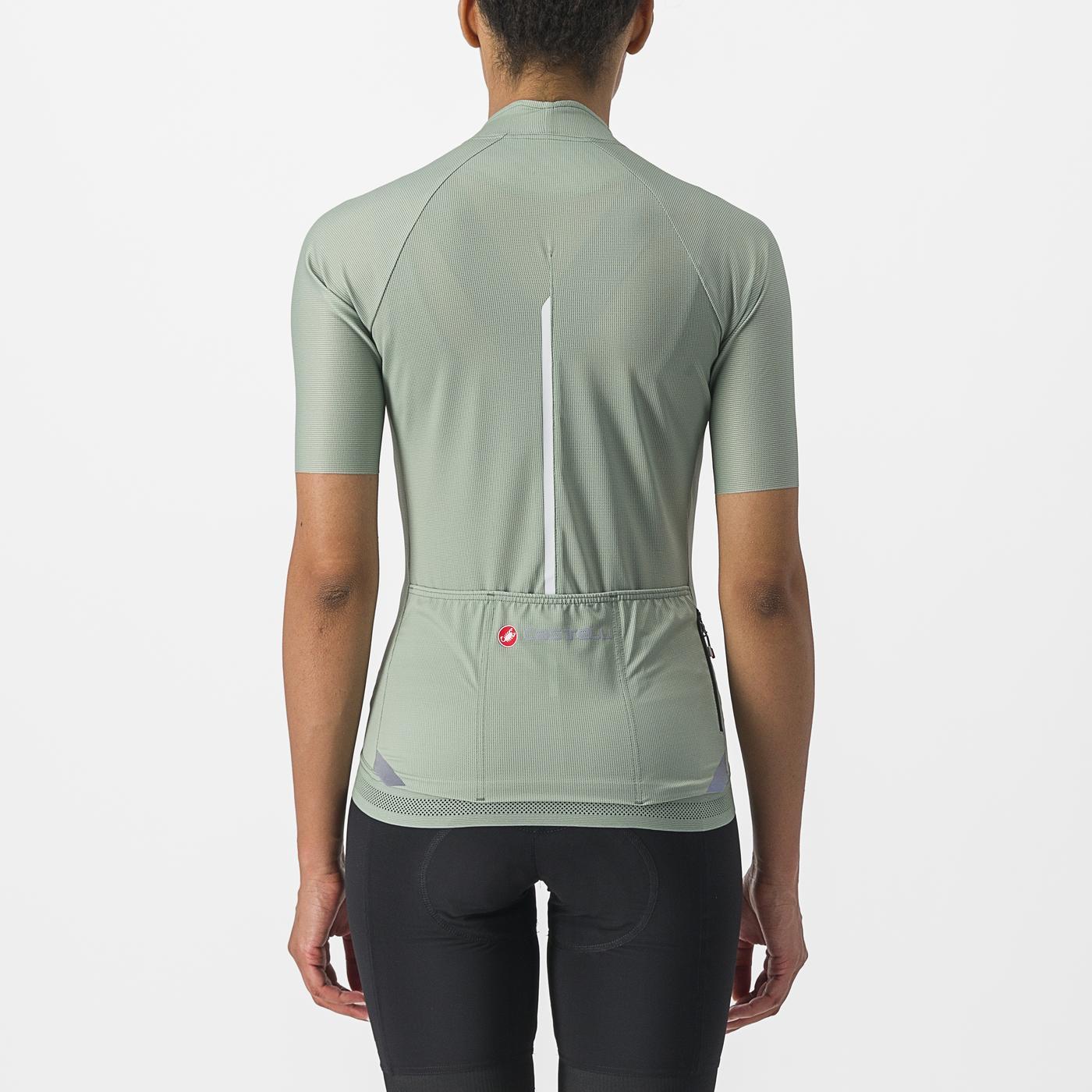 CASTELLI ENDURANCE W Γυναικείο κοντομάνικο Jersey Πράσινο