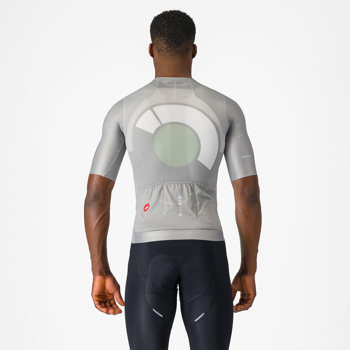 CASTELLI R-A/D Short Sleeve Jersey Muticolor Gray
