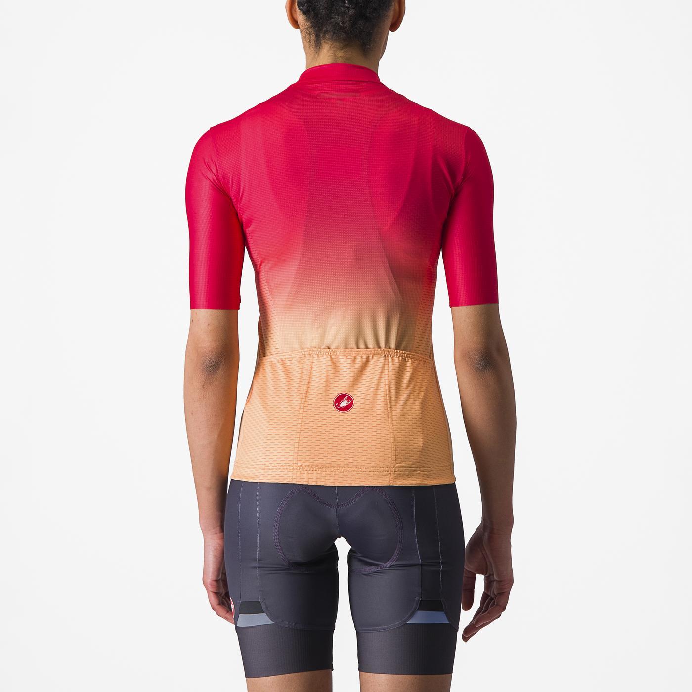 CASTELLI SALITA Γυναικείο κοντομάνικο Jersey ροζ/πορτοκαλί