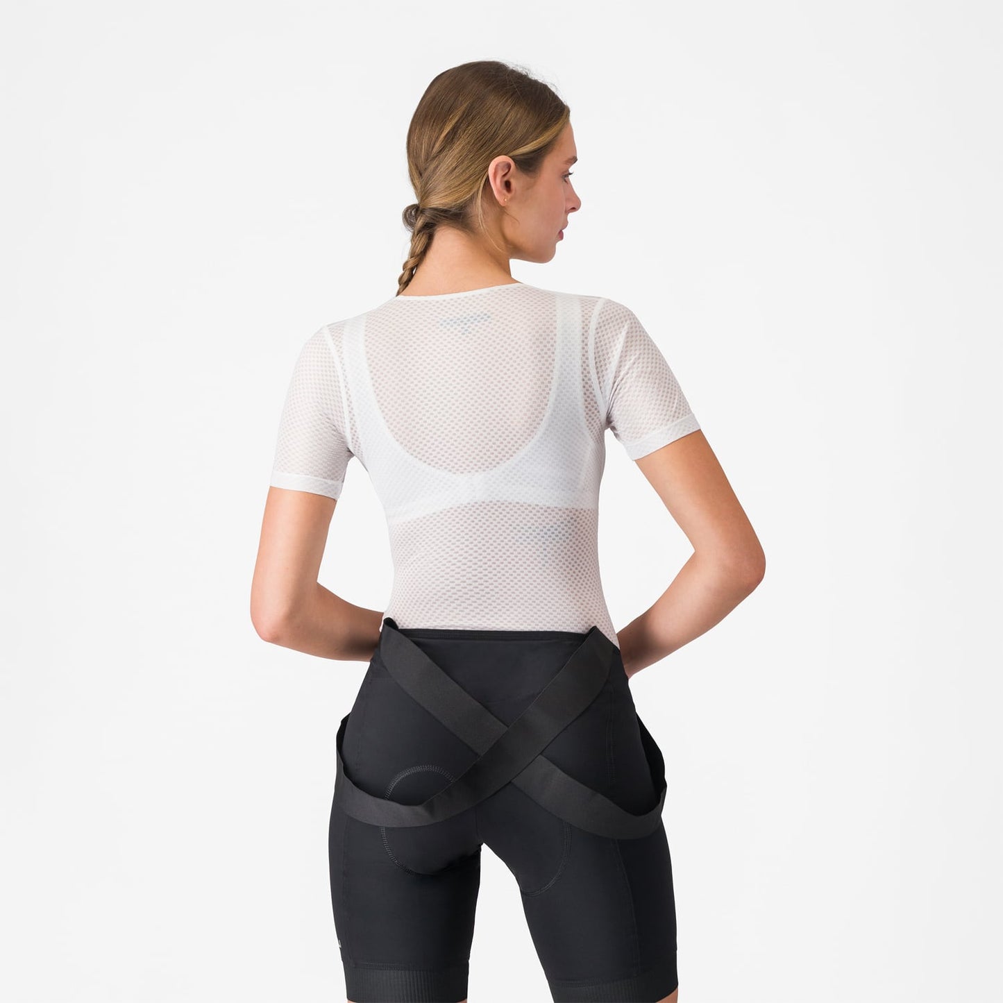 CASTELLI PRO MESH Γυναικεία εσώρουχα με κοντό μανίκι Λευκό
