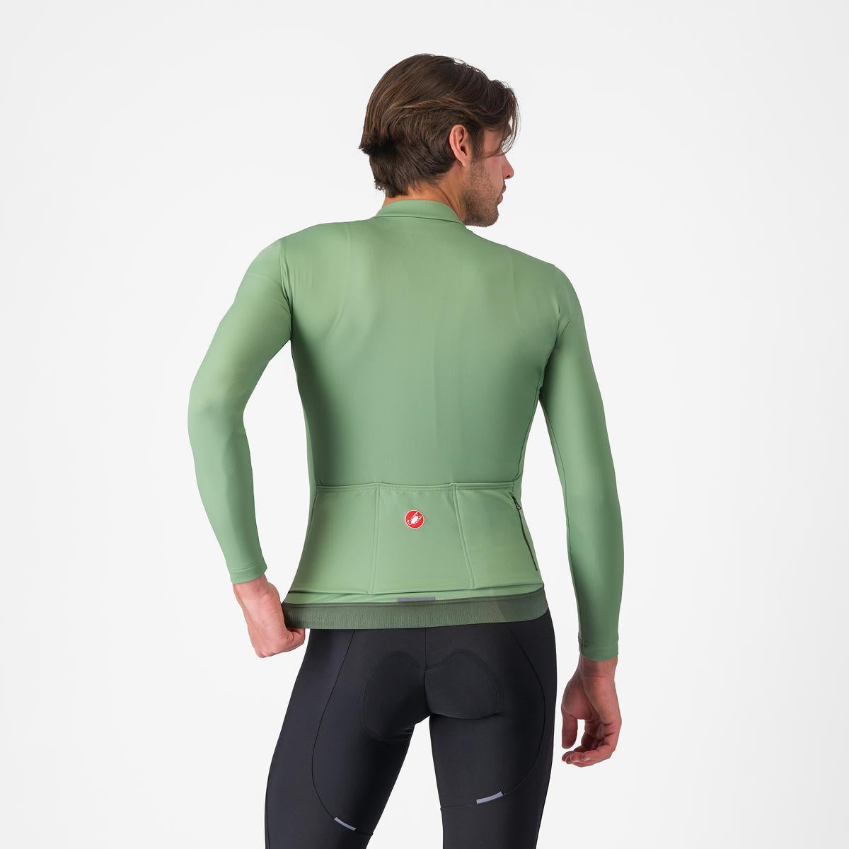 CASTELLI ESPRESSO THERMAL Μακρυμάνικο Peper Jersey Πράσινο