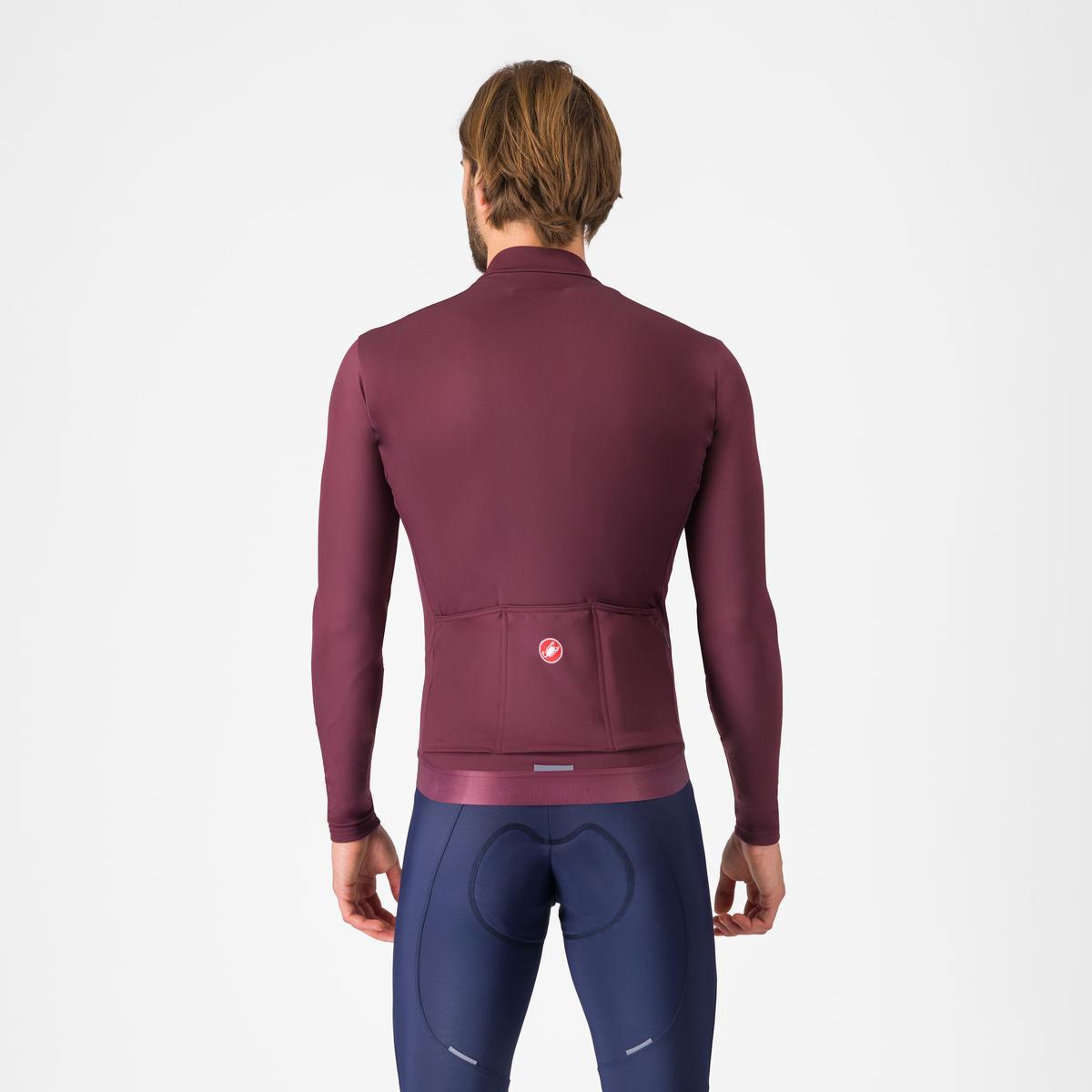 CASTELLI ESPRESSO THERMAL Μακρυμάνικη φανέλα Bordeaux