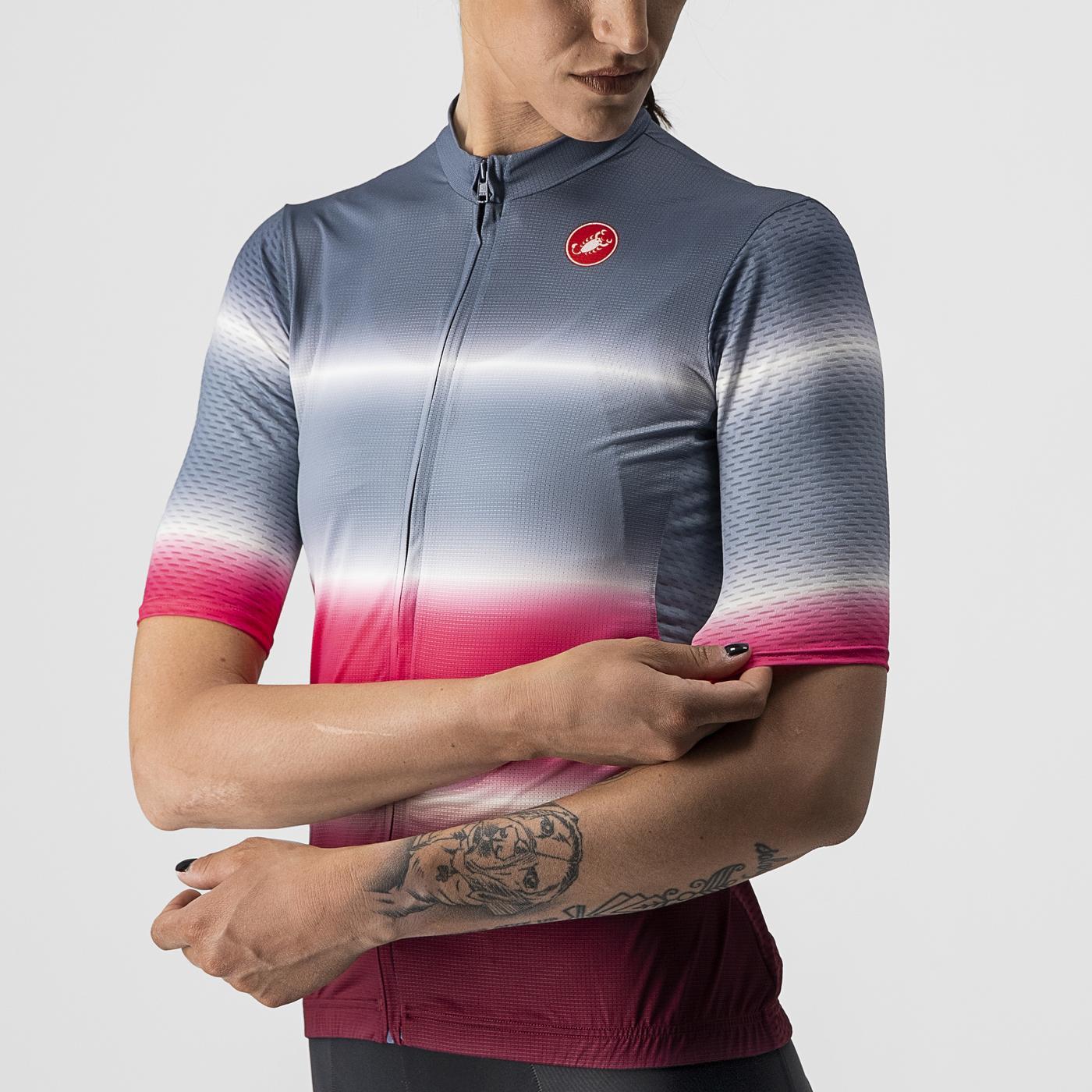 CASTELLI DOLCE Κοντομάνικο Jersey Μπλε/Μπορντώ