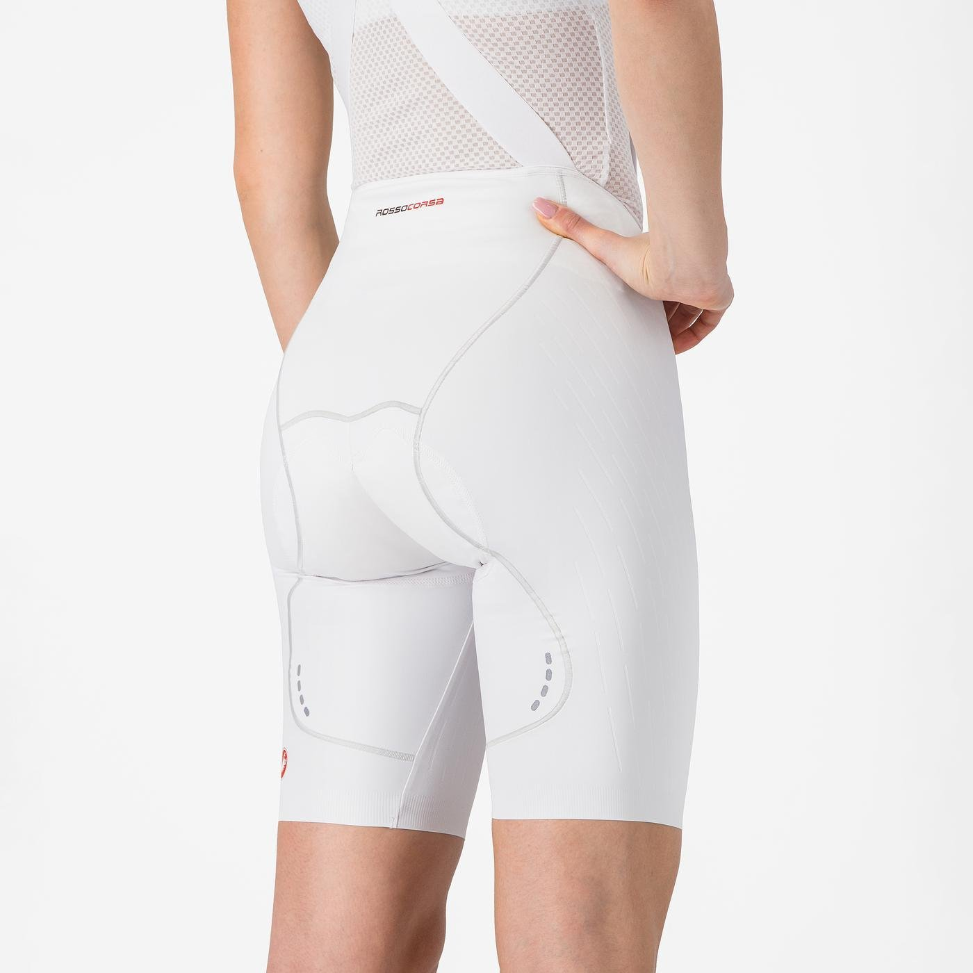 CASTELLI FREE AERO RACE S Bib Tight Γυναικείο λευκό