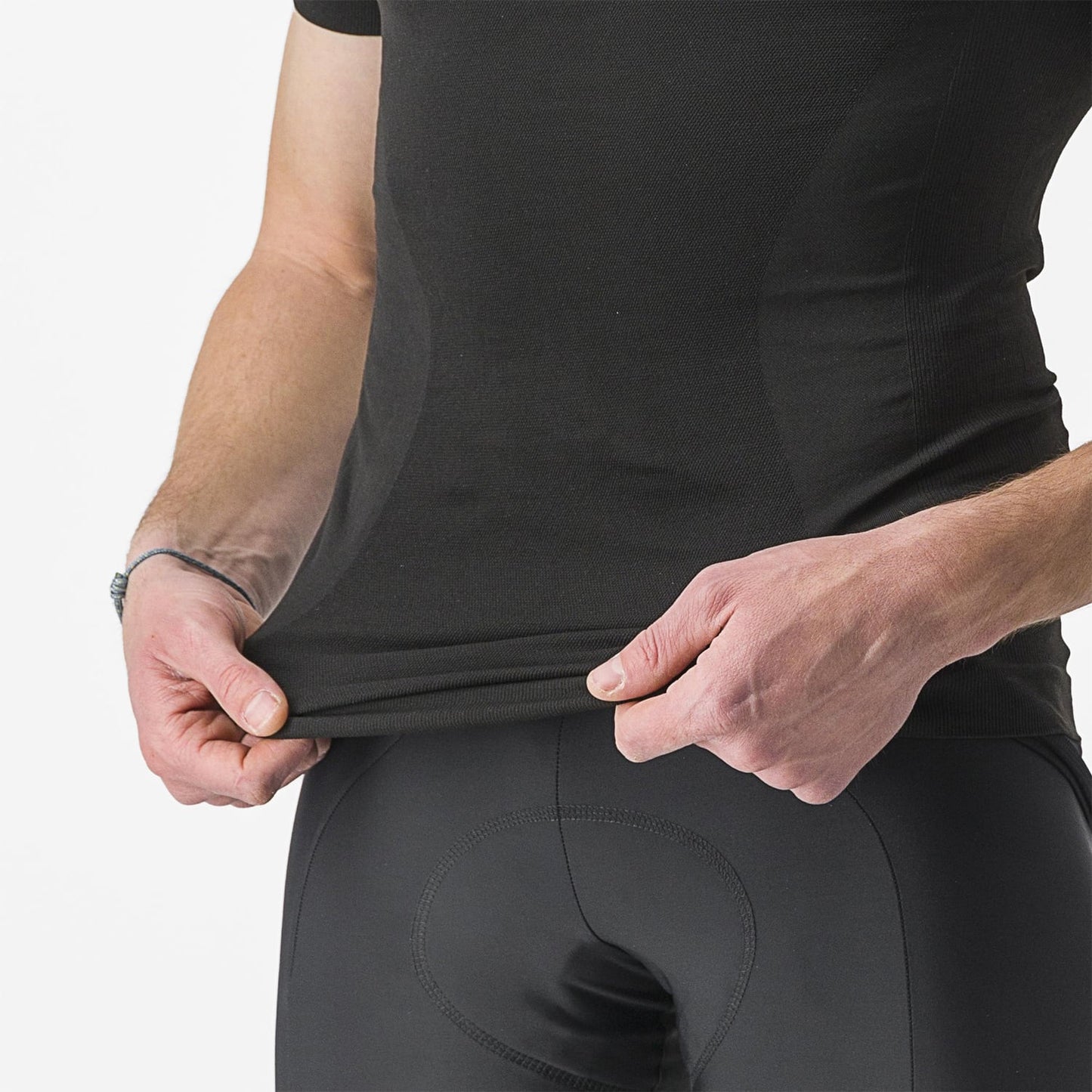 CASTELLI CORE SEAMLESS κοντομάνικο εσώρουχο Μαύρο