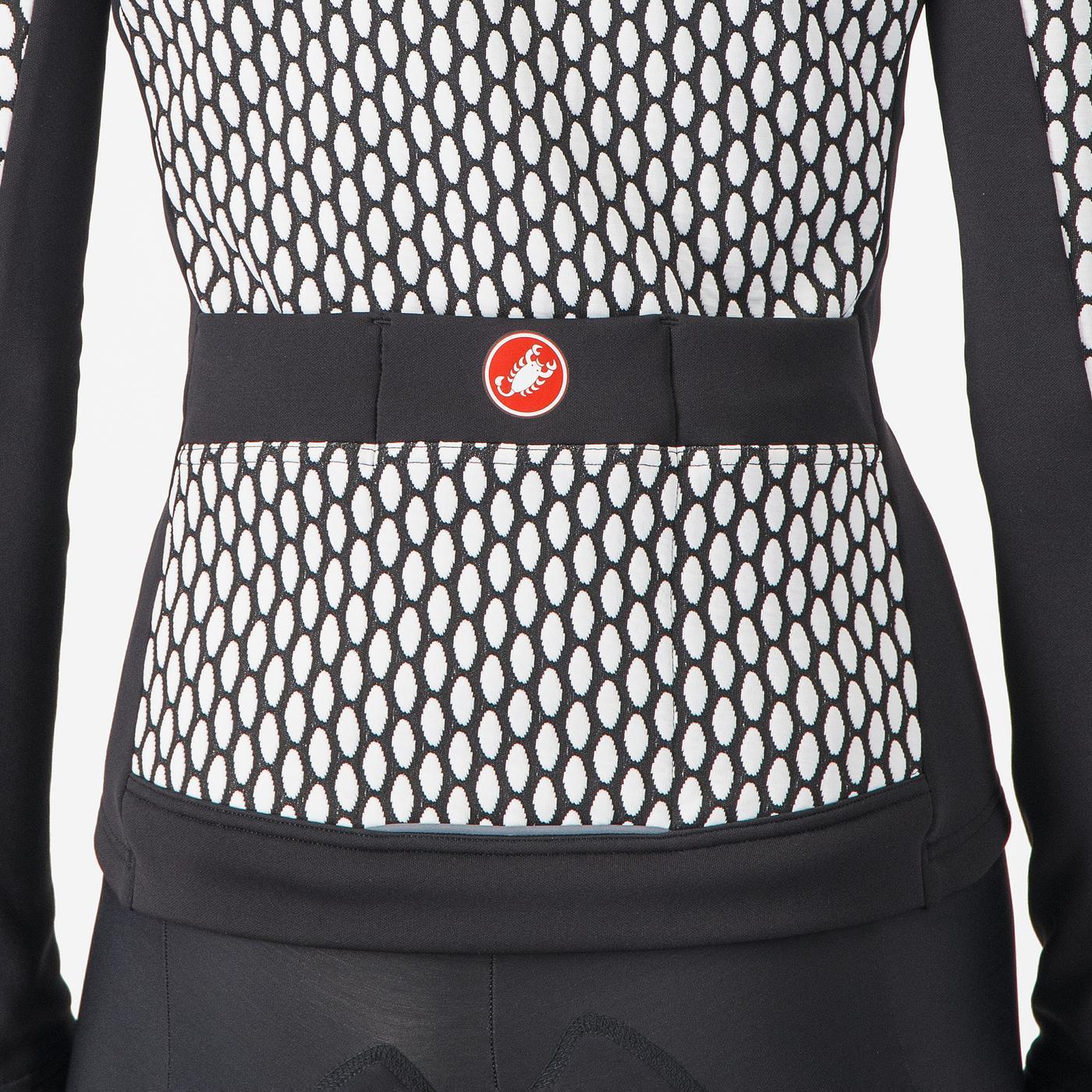 CASTELLI SFIDA 2 Γυναικείο μακρυμάνικο Jersey Μαύρο/Άσπρο