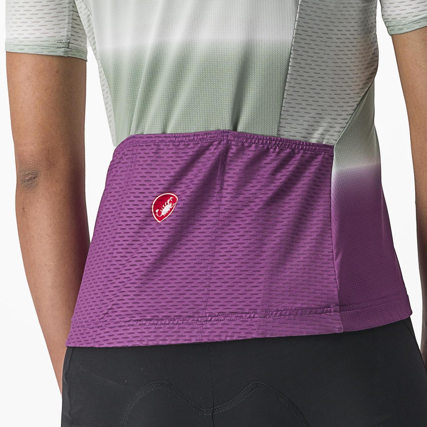 CASTELLI DOLCE Γυναικείο κοντομάνικο Jersey μοβ