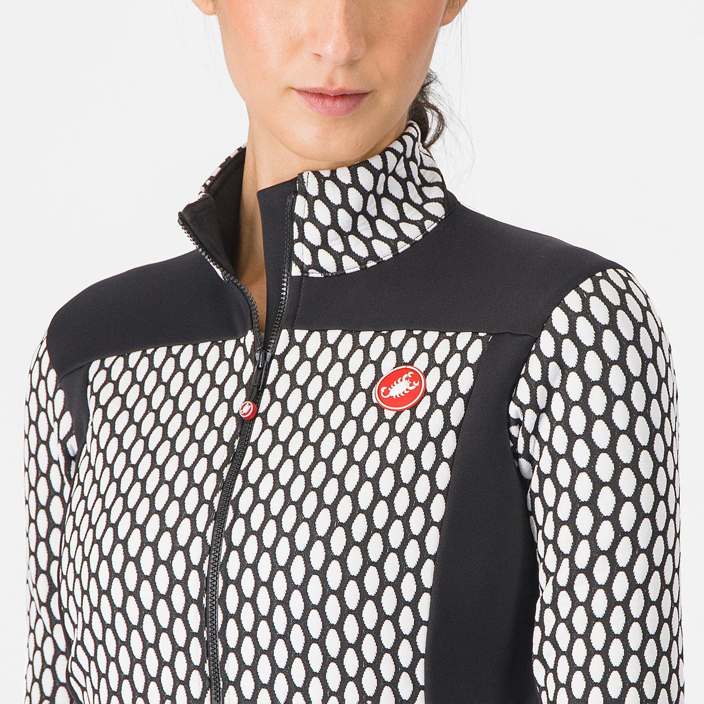 CASTELLI SFIDA 2 Γυναικείο μακρυμάνικο Jersey Μαύρο/Άσπρο