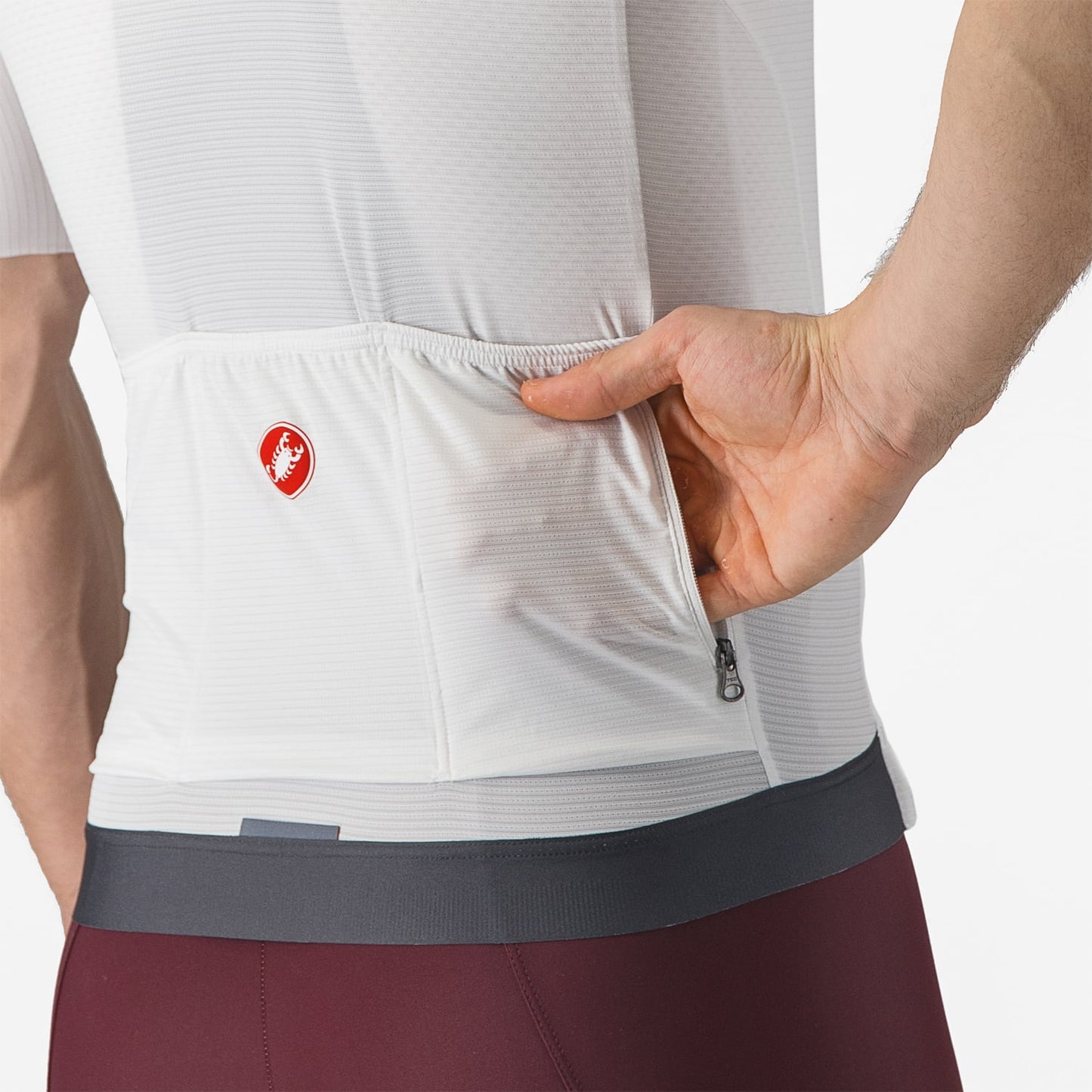 CASTELLI ESPRESSO Κοντομάνικο Jersey Λευκό