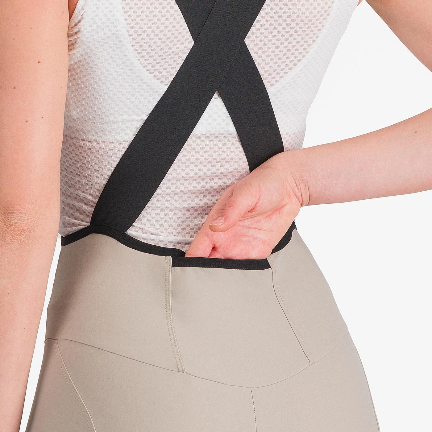 CASTELLI ESPRESSO W DT Γυναικείο μπεζ Bib Tight