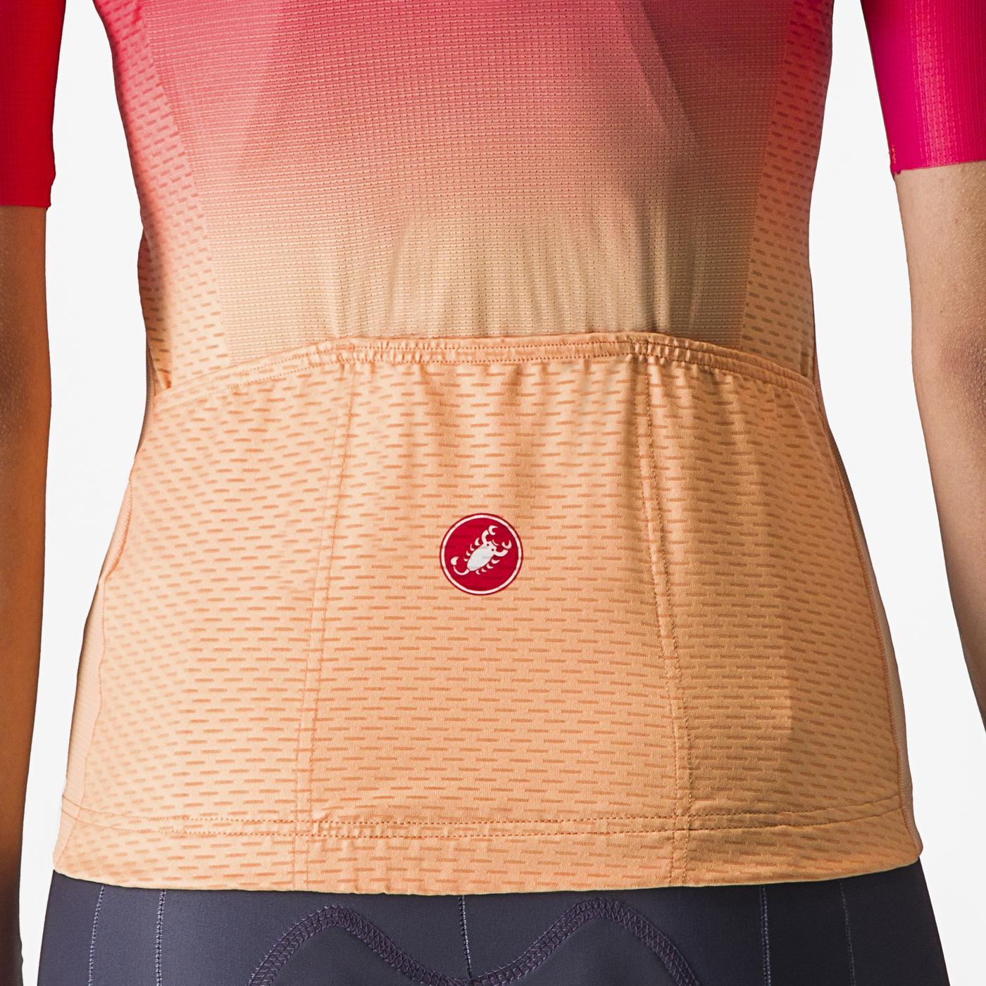 CASTELLI SALITA Γυναικείο κοντομάνικο Jersey ροζ/πορτοκαλί