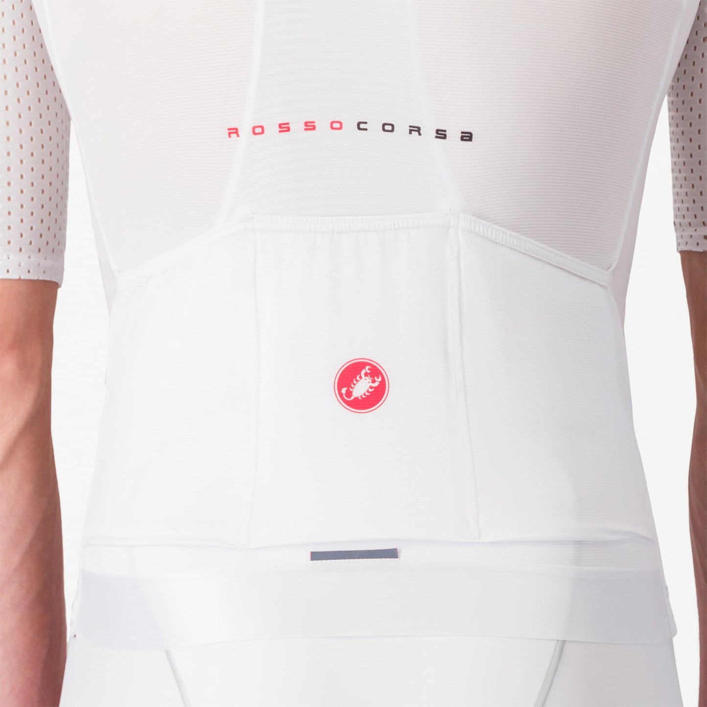 CASTELLI AERO RACE 8S Κοντομάνικο Jersey Λευκό