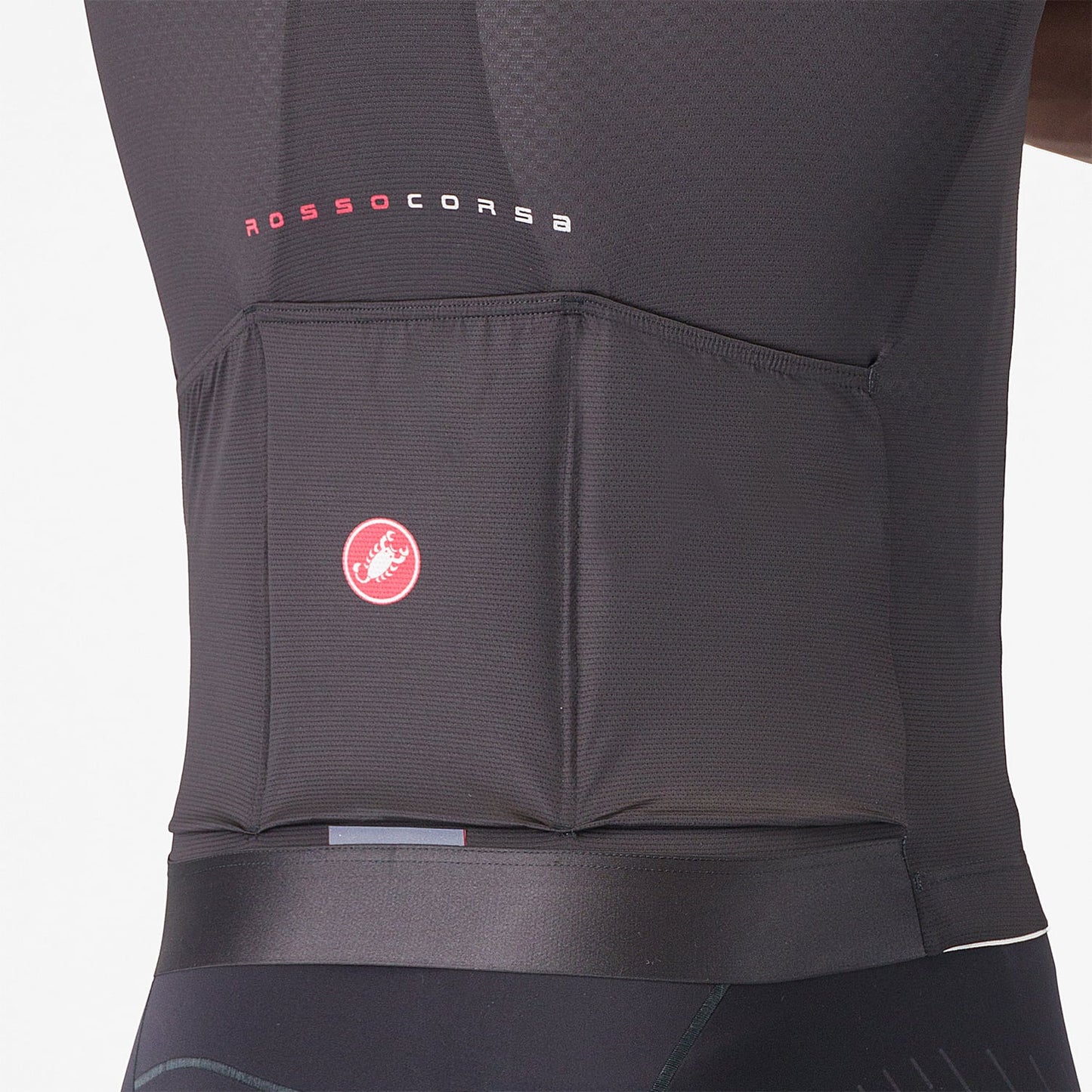 CASTELLI AERO RACE 8S Κοντομάνικο Jersey Μαύρο