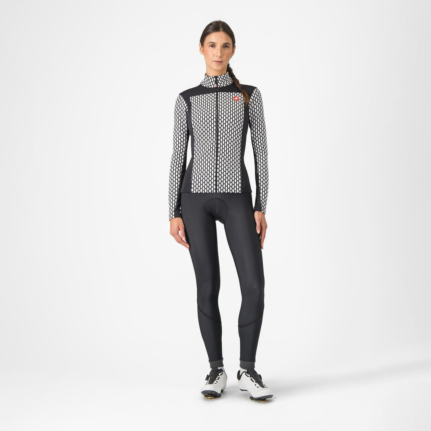 CASTELLI SFIDA 2 Γυναικείο μακρυμάνικο Jersey Μαύρο/Άσπρο