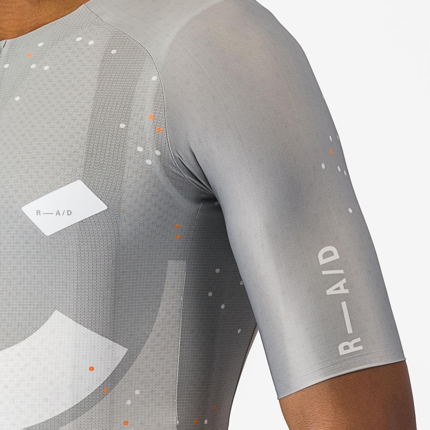 CASTELLI R-A/D Short Sleeve Jersey Muticolor Gray