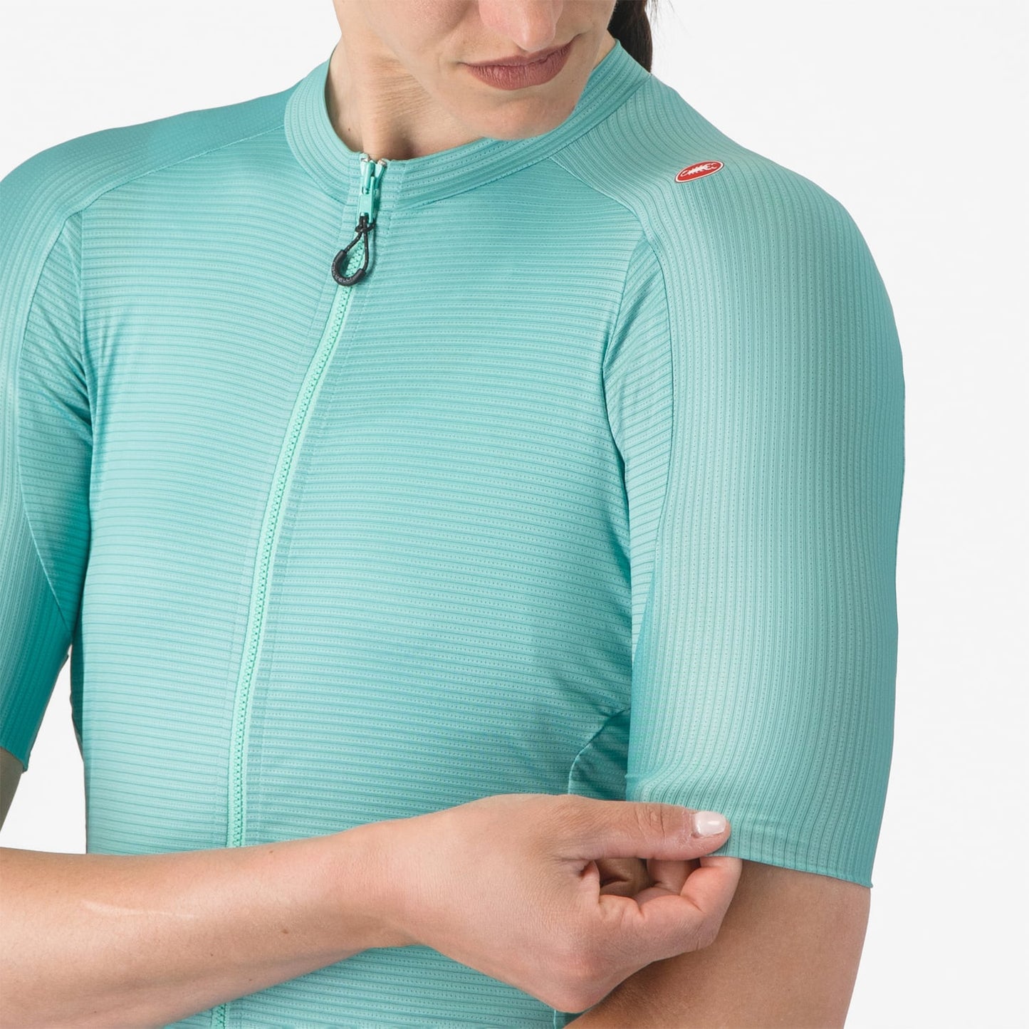 CASTELLI ESPRESSO Γυναικείο κοντομάνικο Jersey τυρκουάζ
