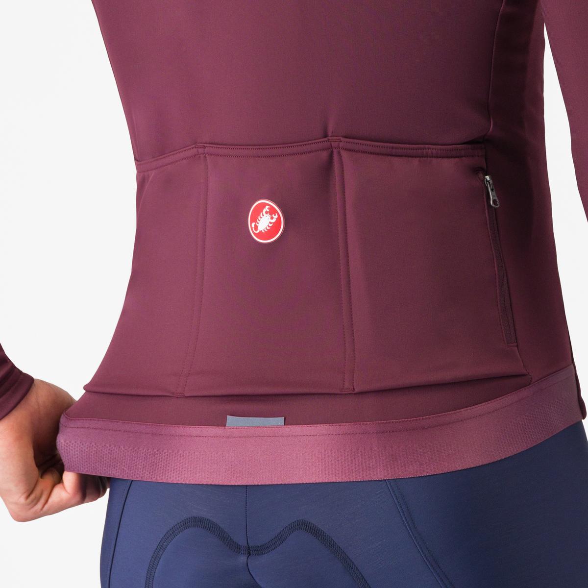 CASTELLI ESPRESSO THERMAL Μακρυμάνικη φανέλα Bordeaux
