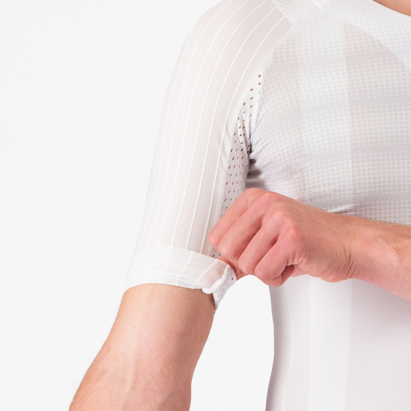 CASTELLI AERO RACE 8S Κοντομάνικο Jersey Λευκό