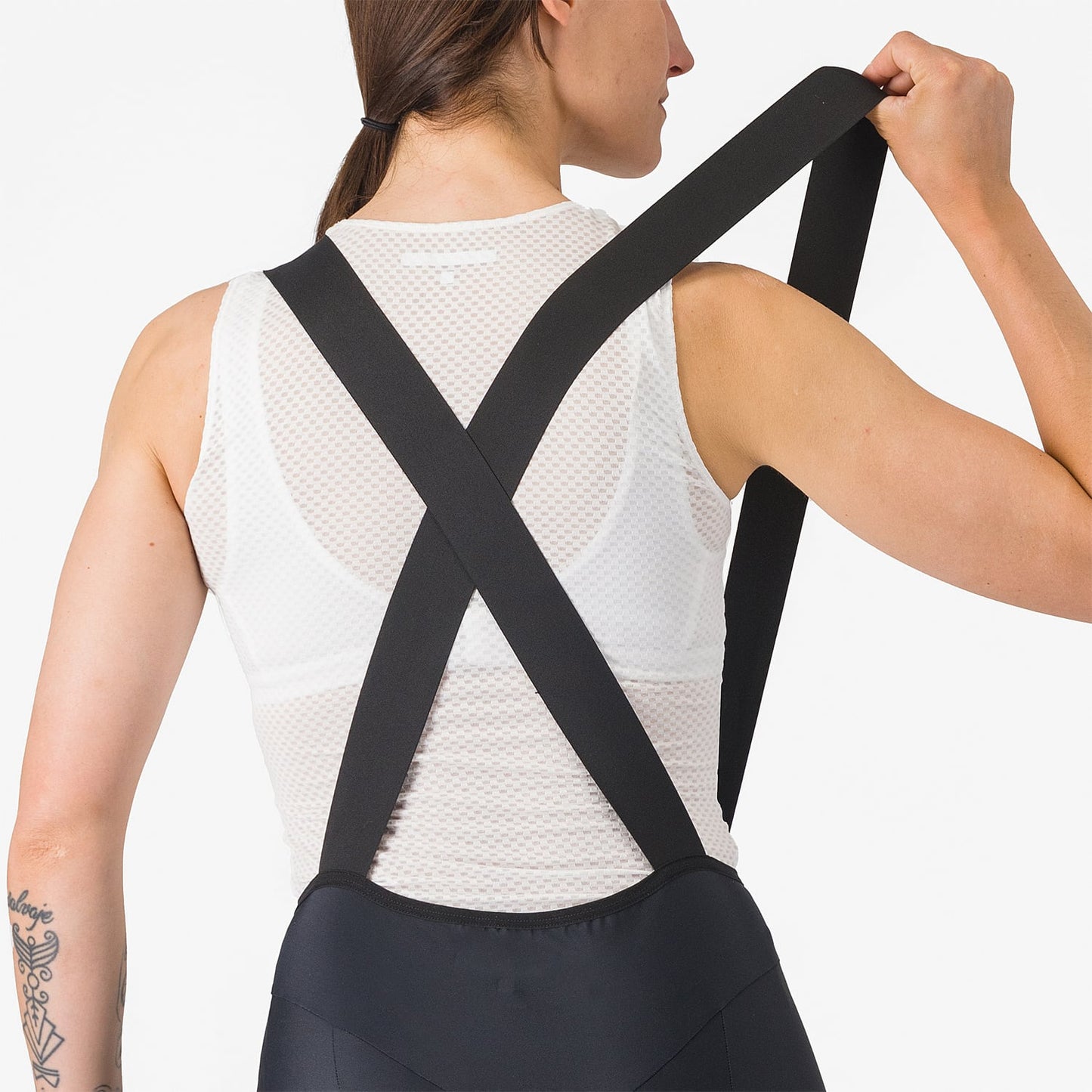 CASTELLI PRIMA 2 DT Γυναικείο βρακί Bibtights Short Μαύρο