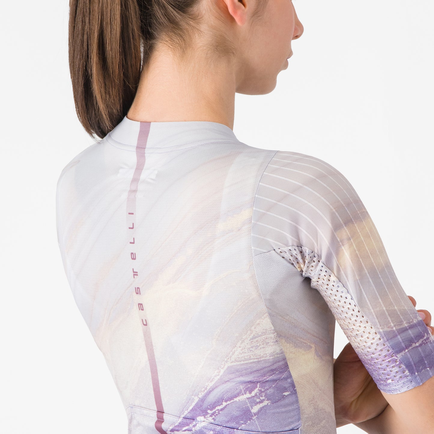 CASTELLI AERO PRO 8S Γυναικείο κοντομάνικο Jersey Πολύχρωμο