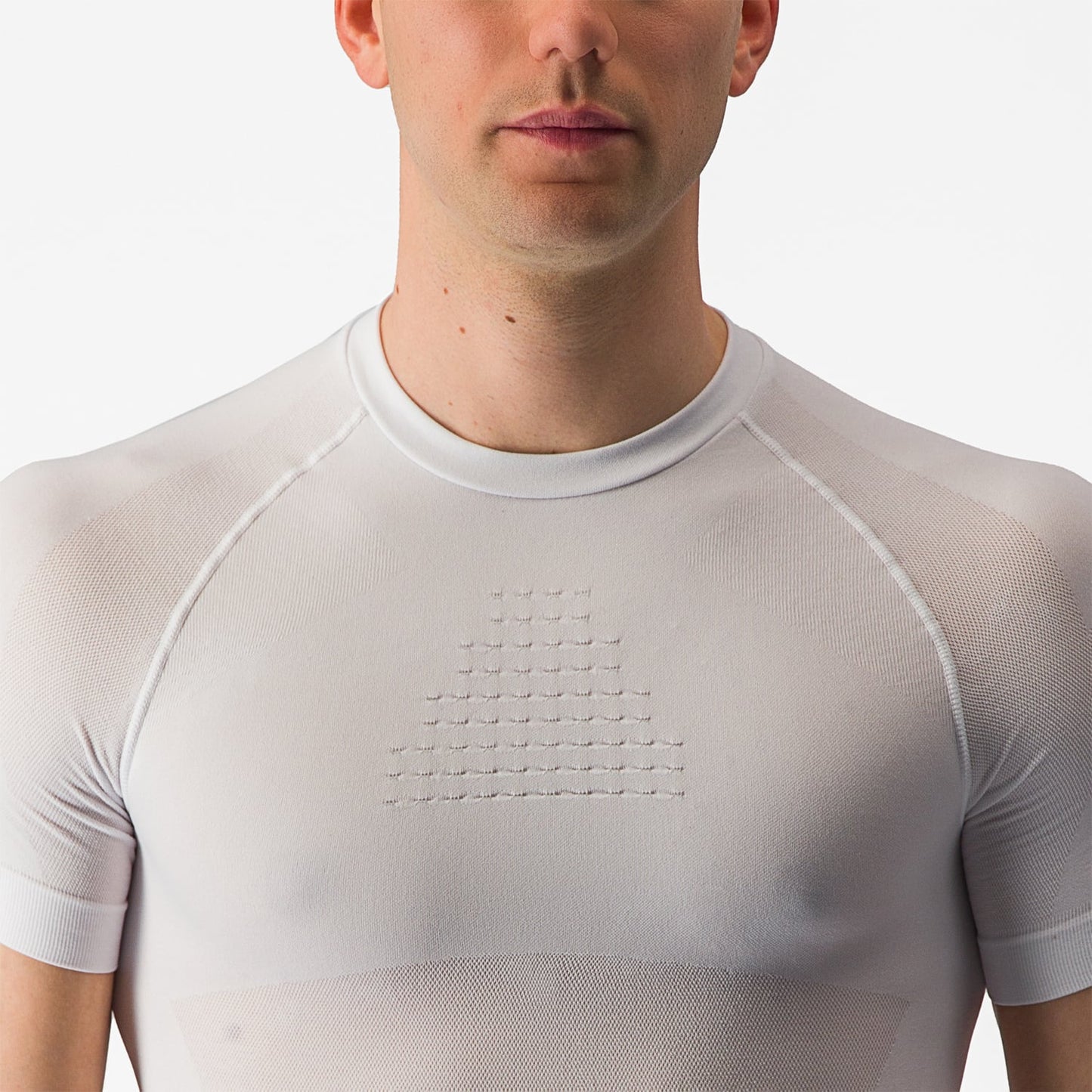 CASTELLI CORE SEAMLESS κοντομάνικο εσώρουχο Λευκό
