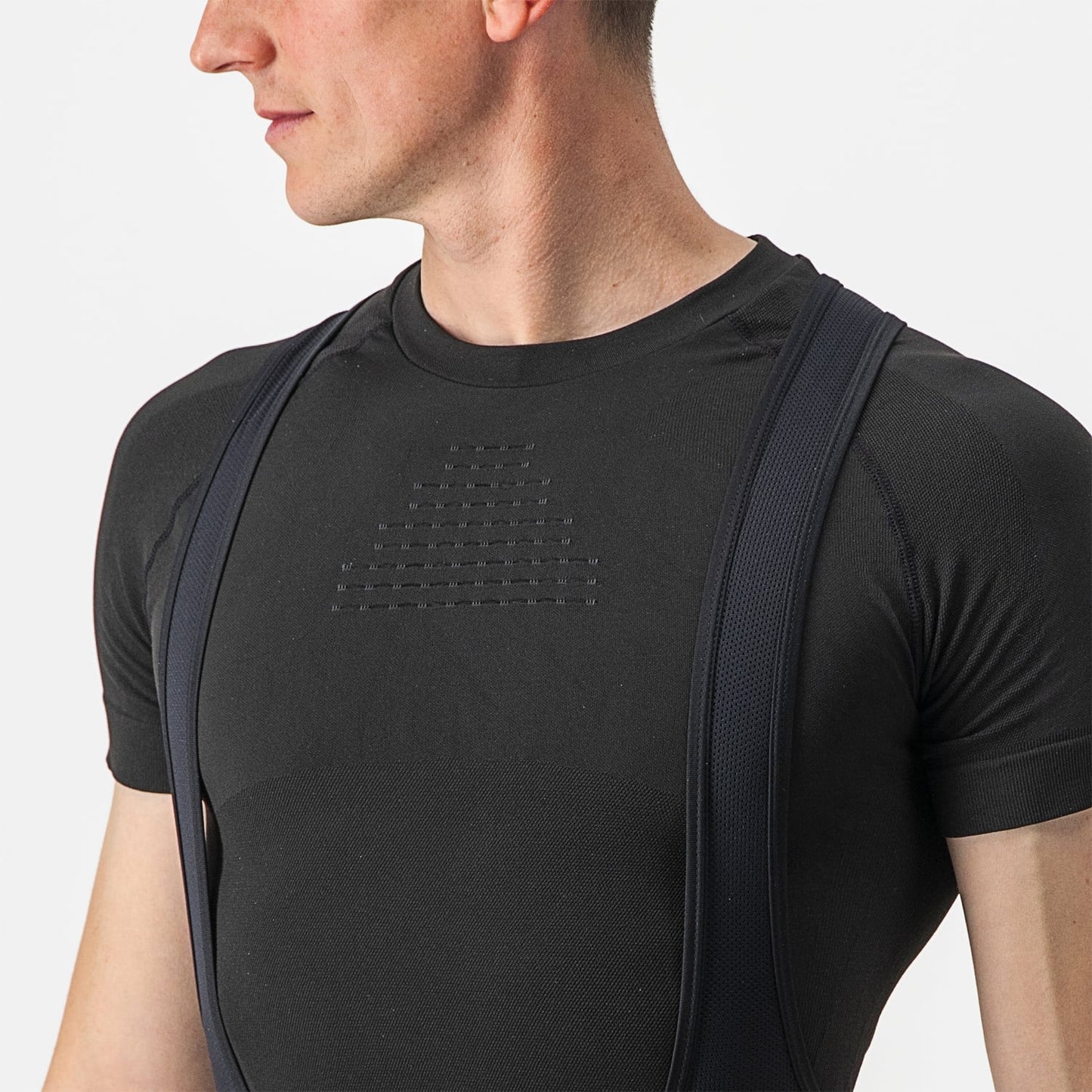 CASTELLI CORE SEAMLESS κοντομάνικο εσώρουχο Μαύρο