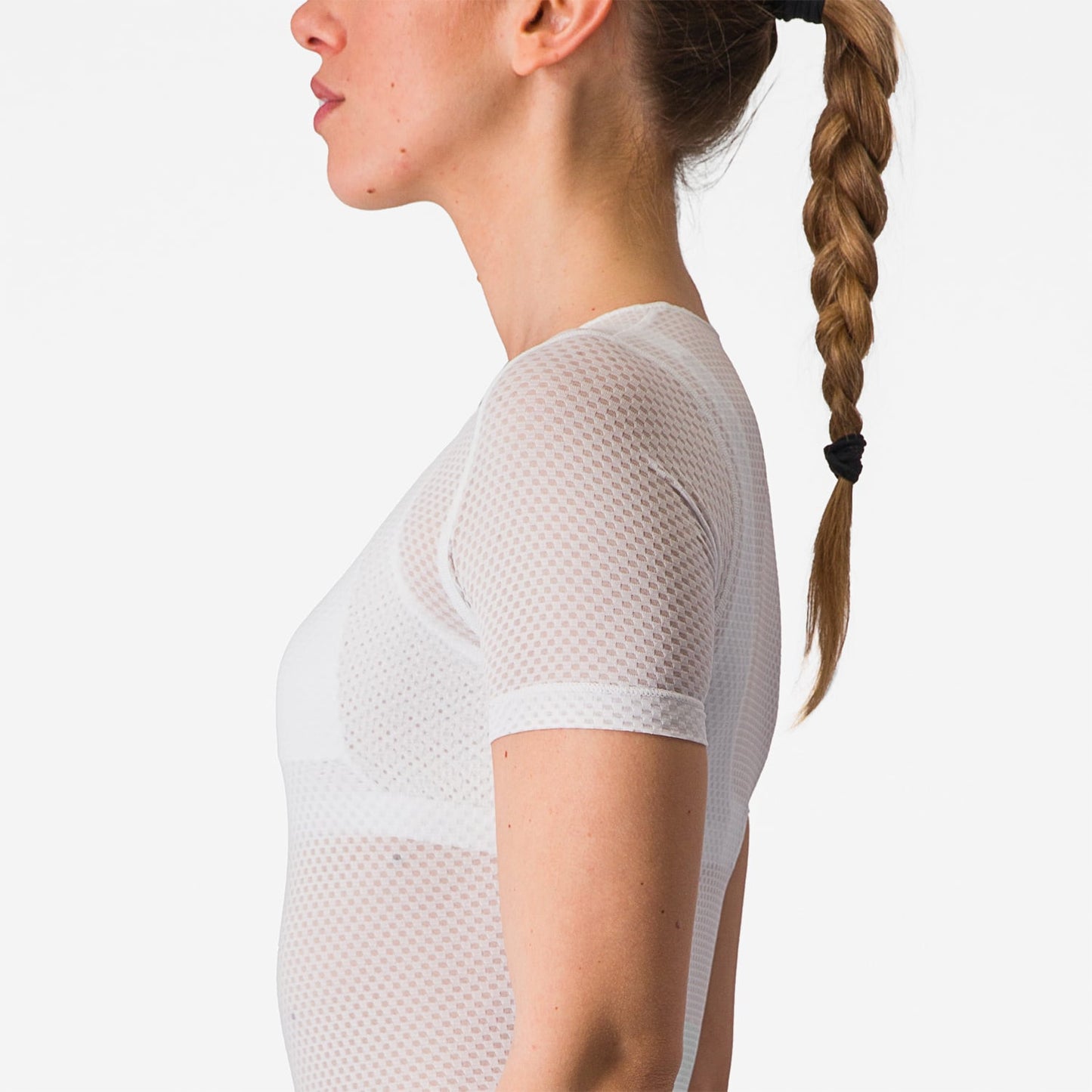 CASTELLI PRO MESH Γυναικεία εσώρουχα με κοντό μανίκι Λευκό