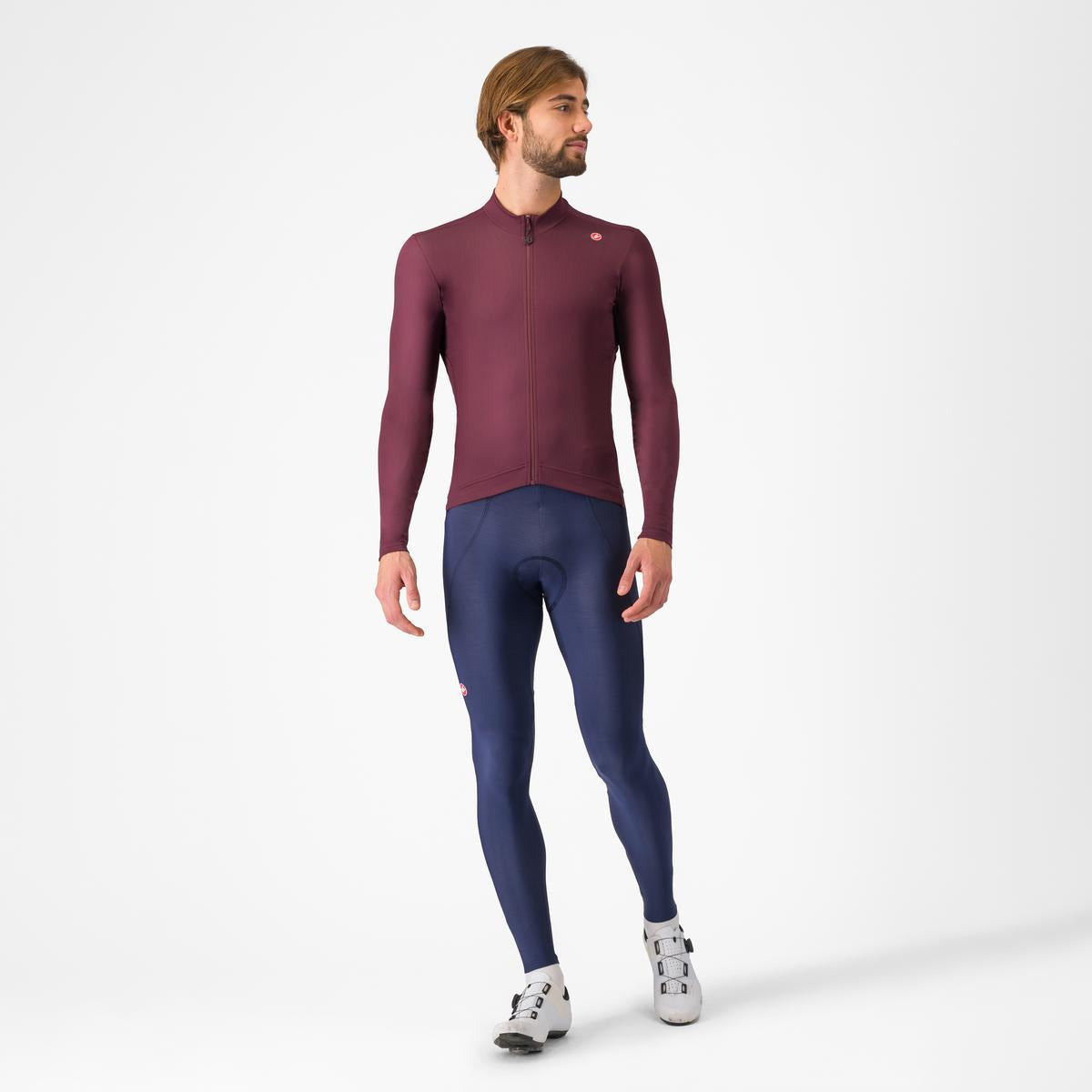 CASTELLI ESPRESSO THERMAL Μακρυμάνικη φανέλα Bordeaux