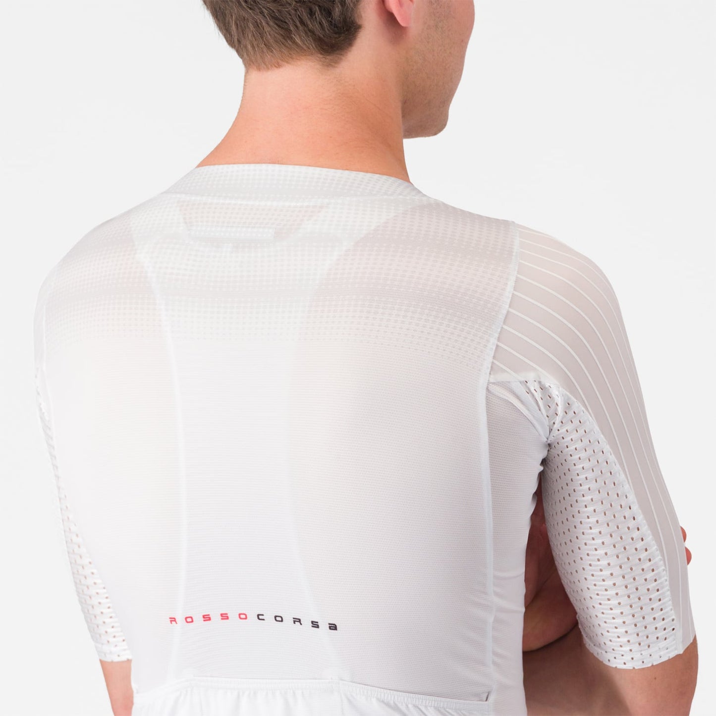 CASTELLI AERO RACE 8S Κοντομάνικο Jersey Λευκό