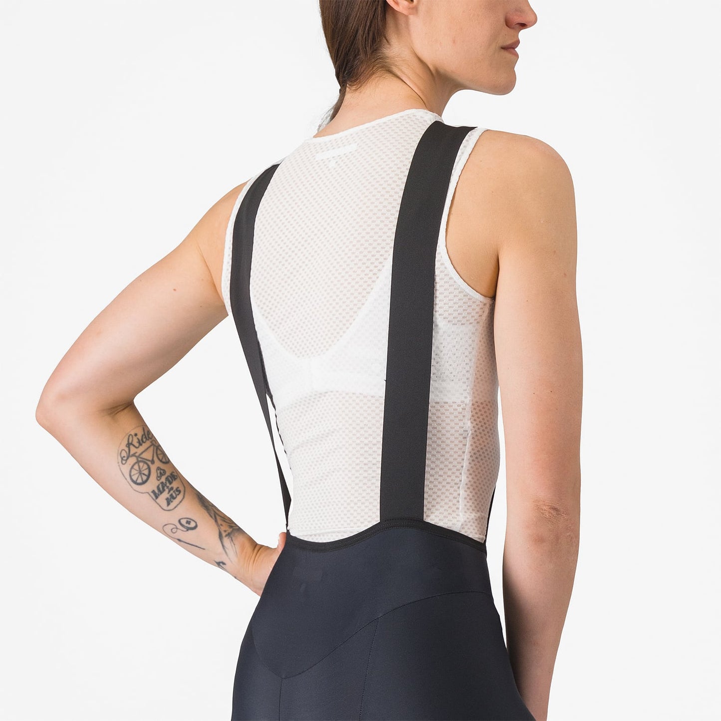 CASTELLI PRIMA 2 DT Γυναικείο βρακί Bibtights Short Μαύρο