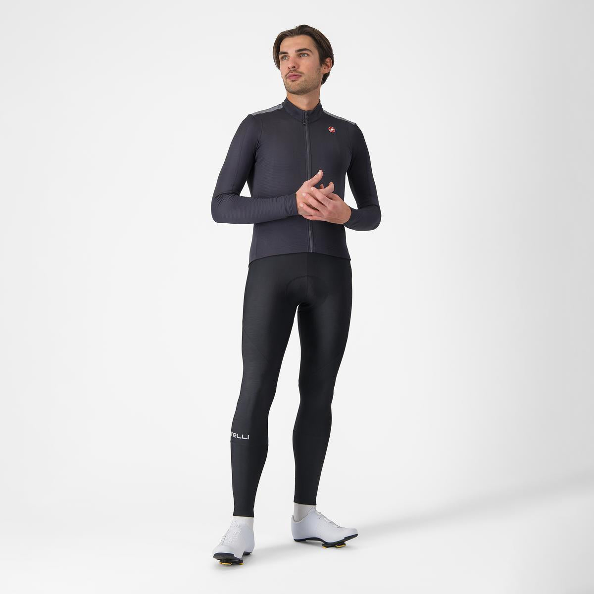 CASTELLI PURO 4 Long Sleeve Jersey Grey