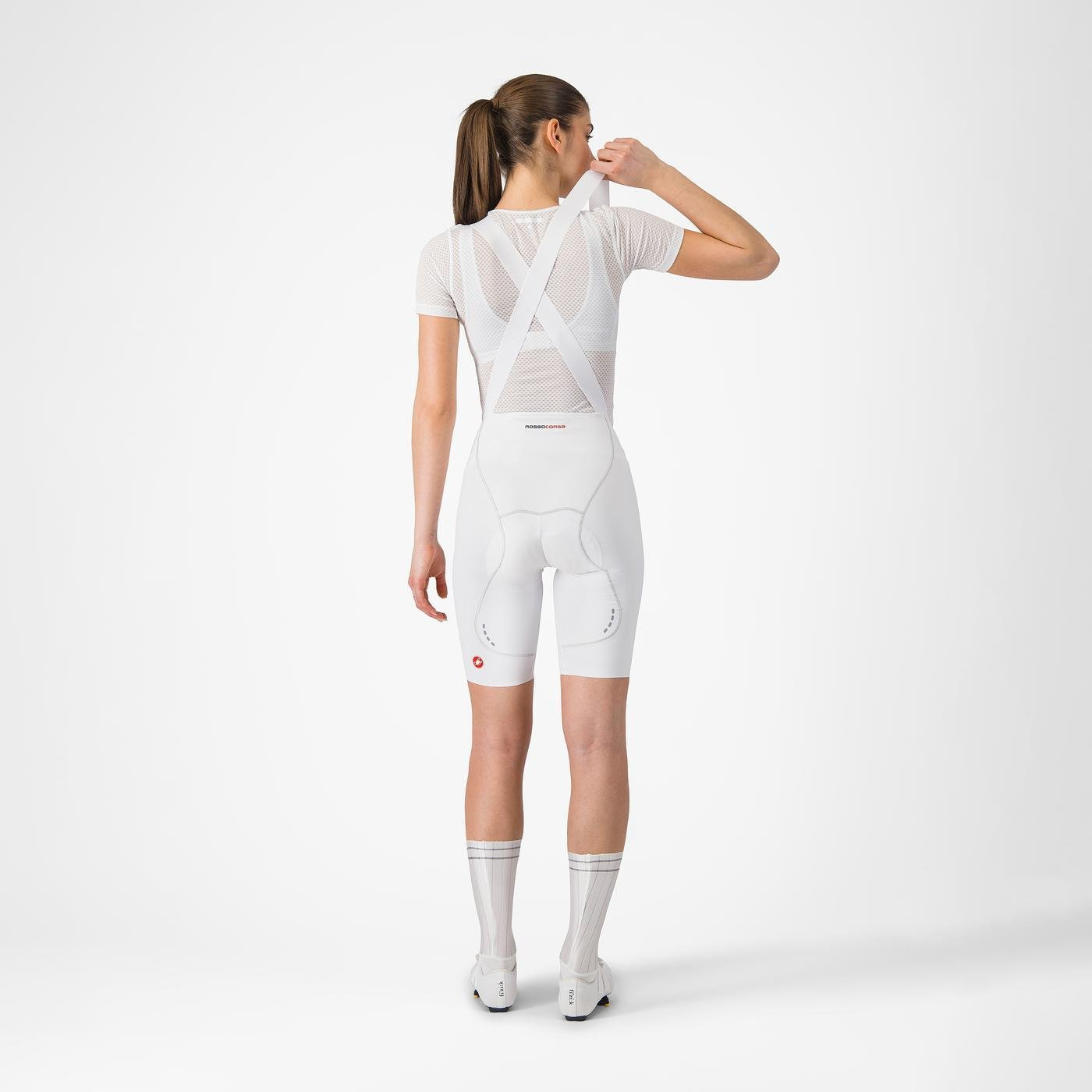 CASTELLI FREE AERO RACE S Bib Tight Γυναικείο λευκό