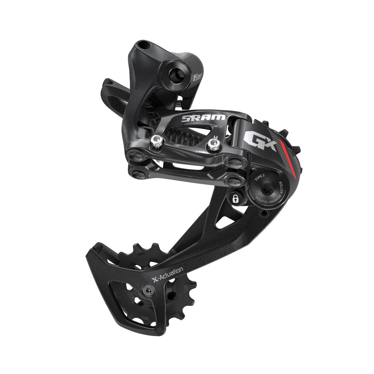 SRAM GX 2x11V Medium Cage Πίσω ντερέιλερ Κόκκινο
